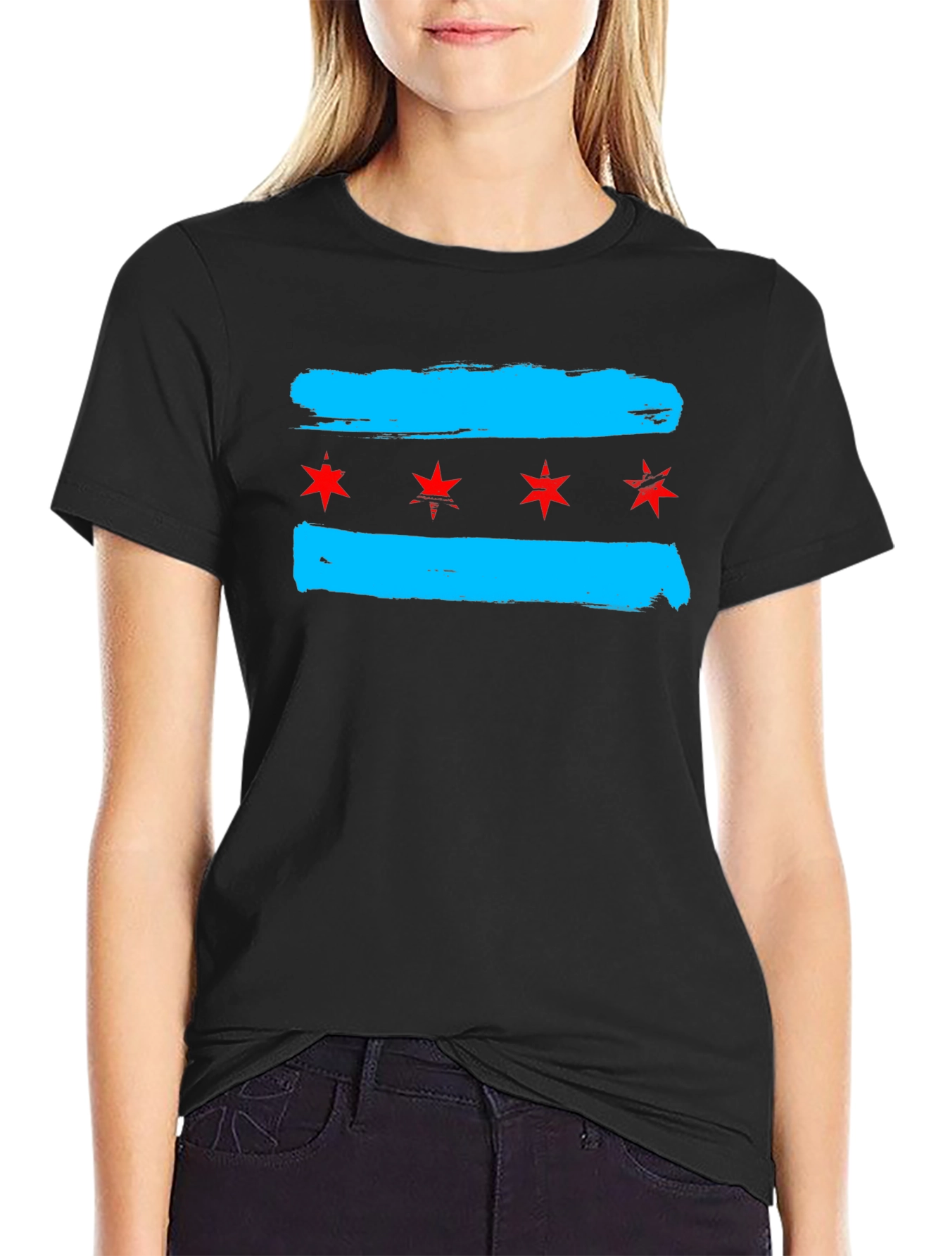 Chicago Flag Graphic T-Shirt