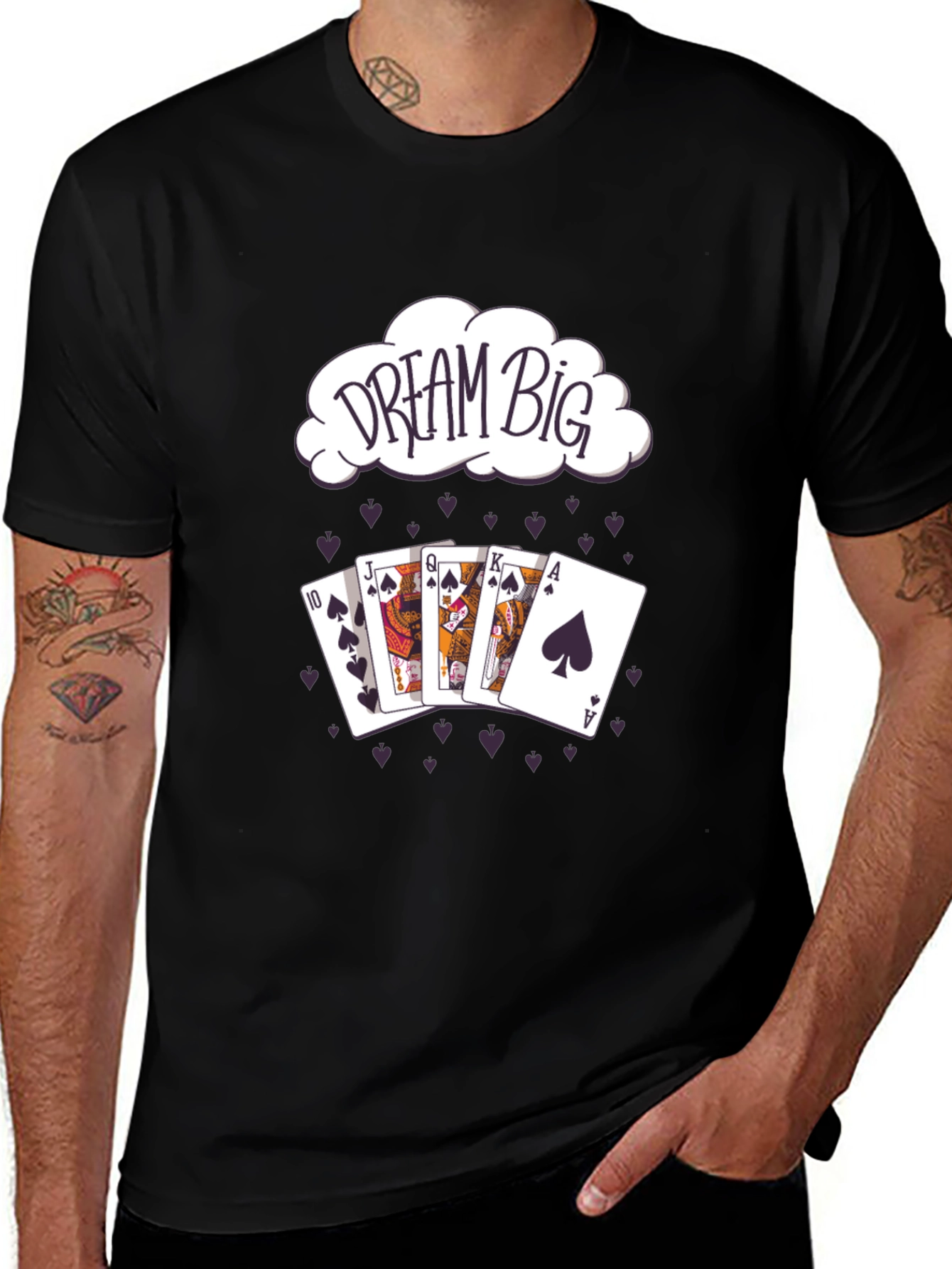Dream Big Royal Flush Graphic Tee