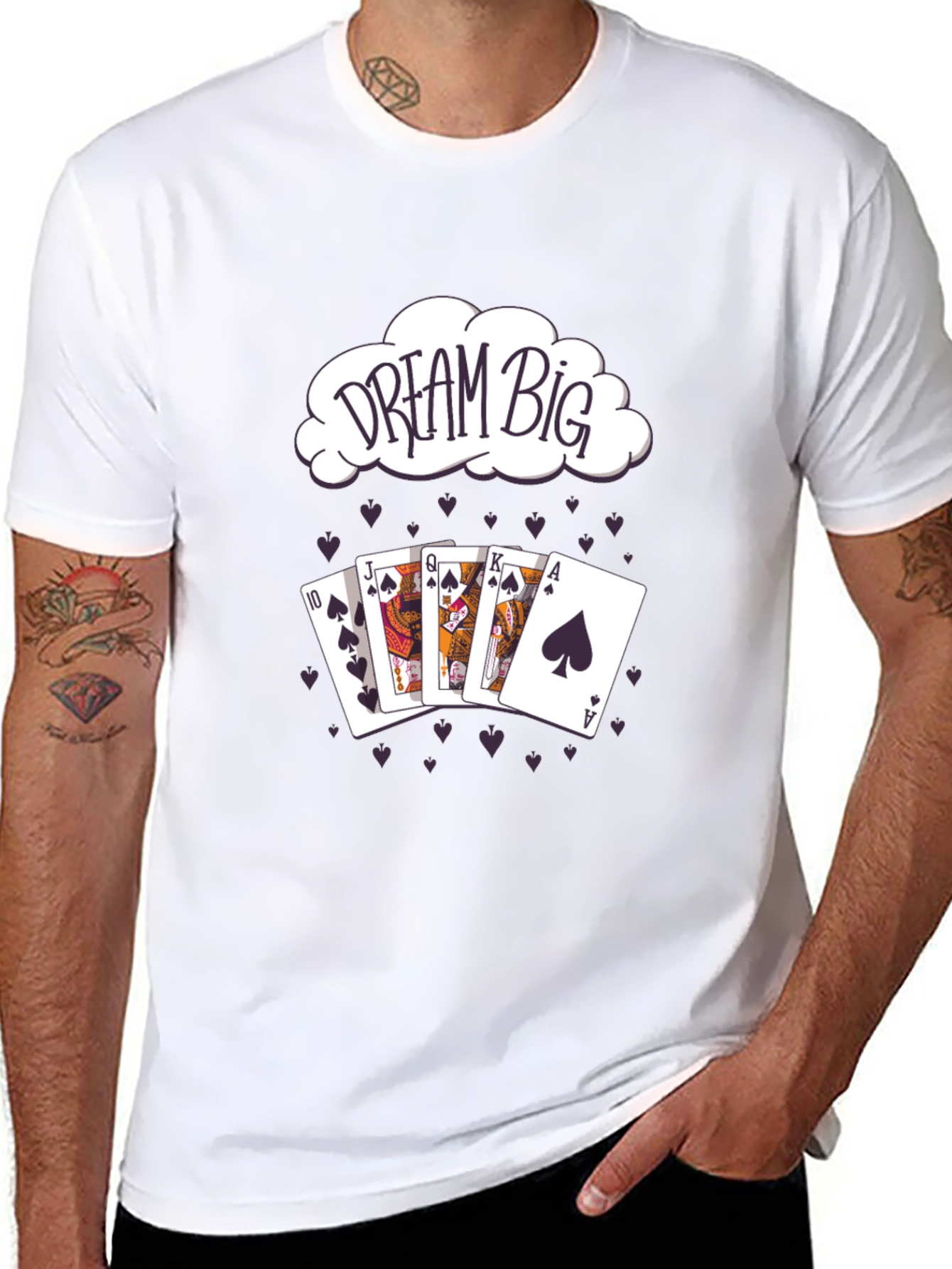 Dream Big Royal Flush Graphic Tee