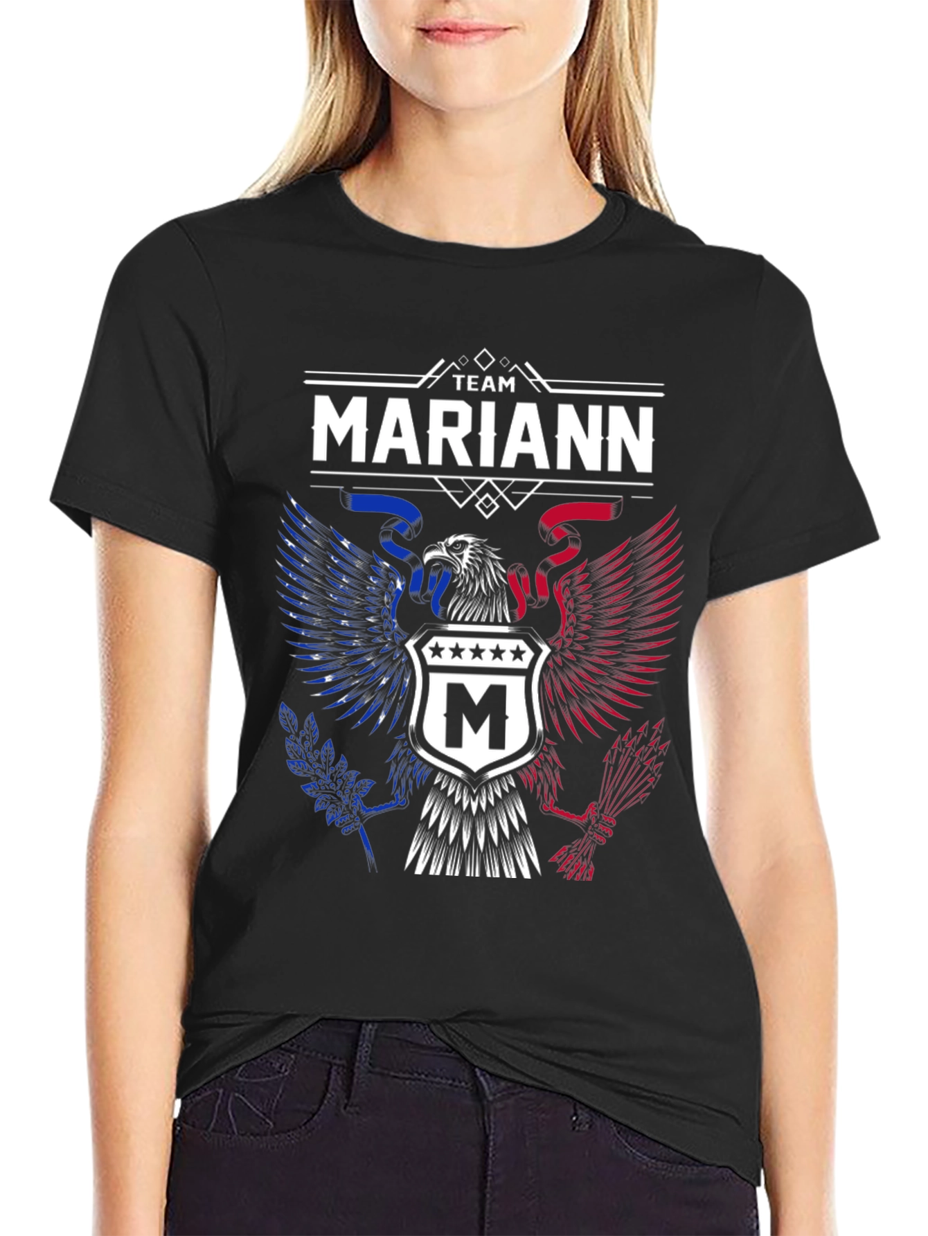Team Mariann Patriotic Eagle T-Shirt