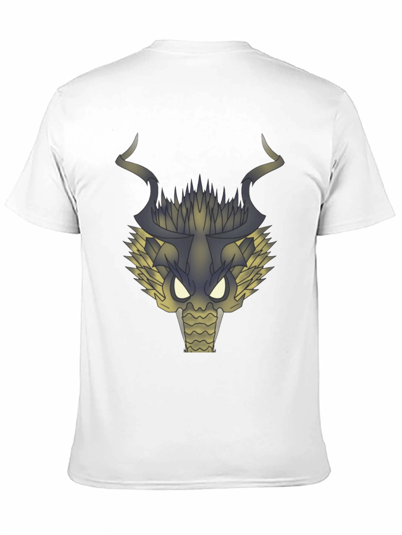 Dragon Head Graphic T-Shirt - Black