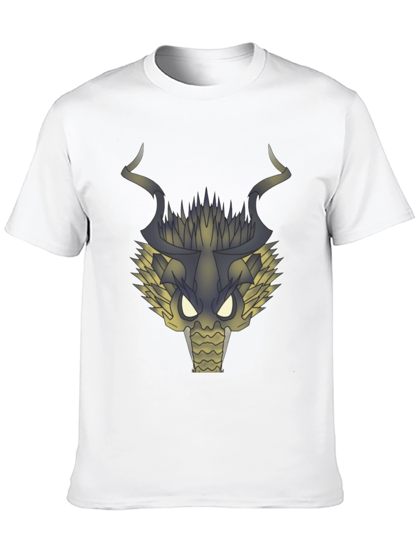Dragon Head Graphic T-Shirt - Black