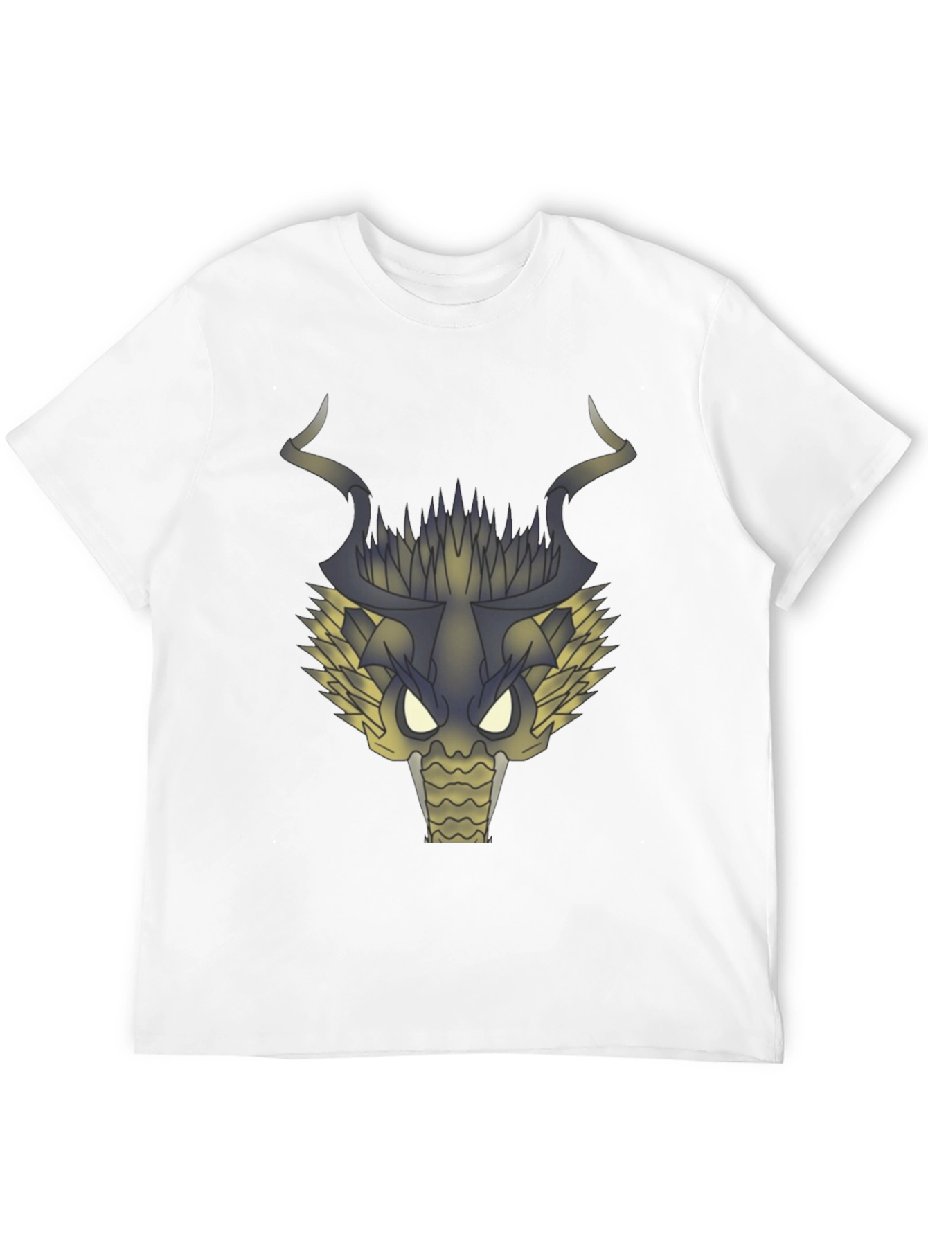 Dragon Head Graphic T-Shirt - Black