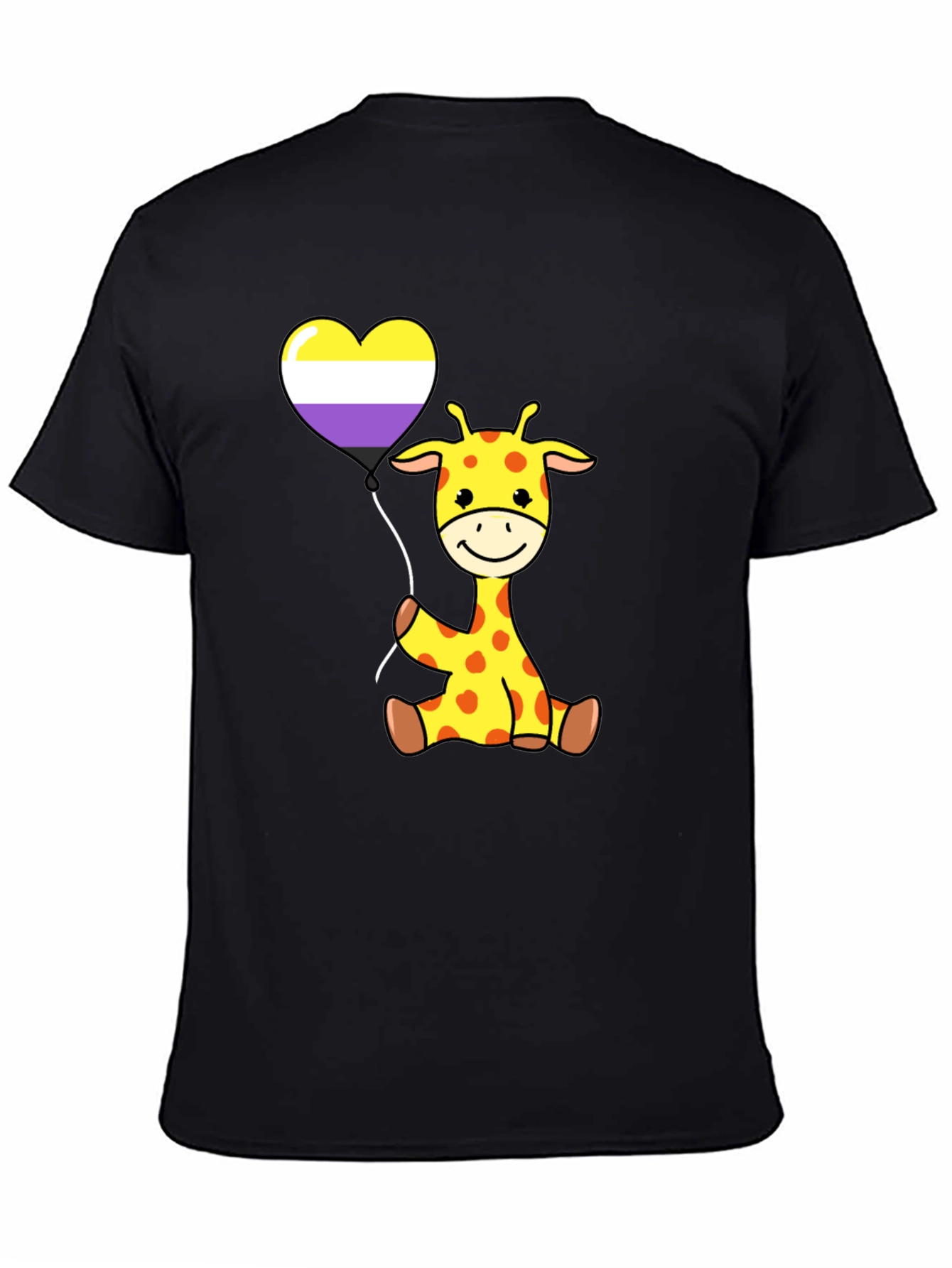 Giraffe Heart Balloon T-Shirt