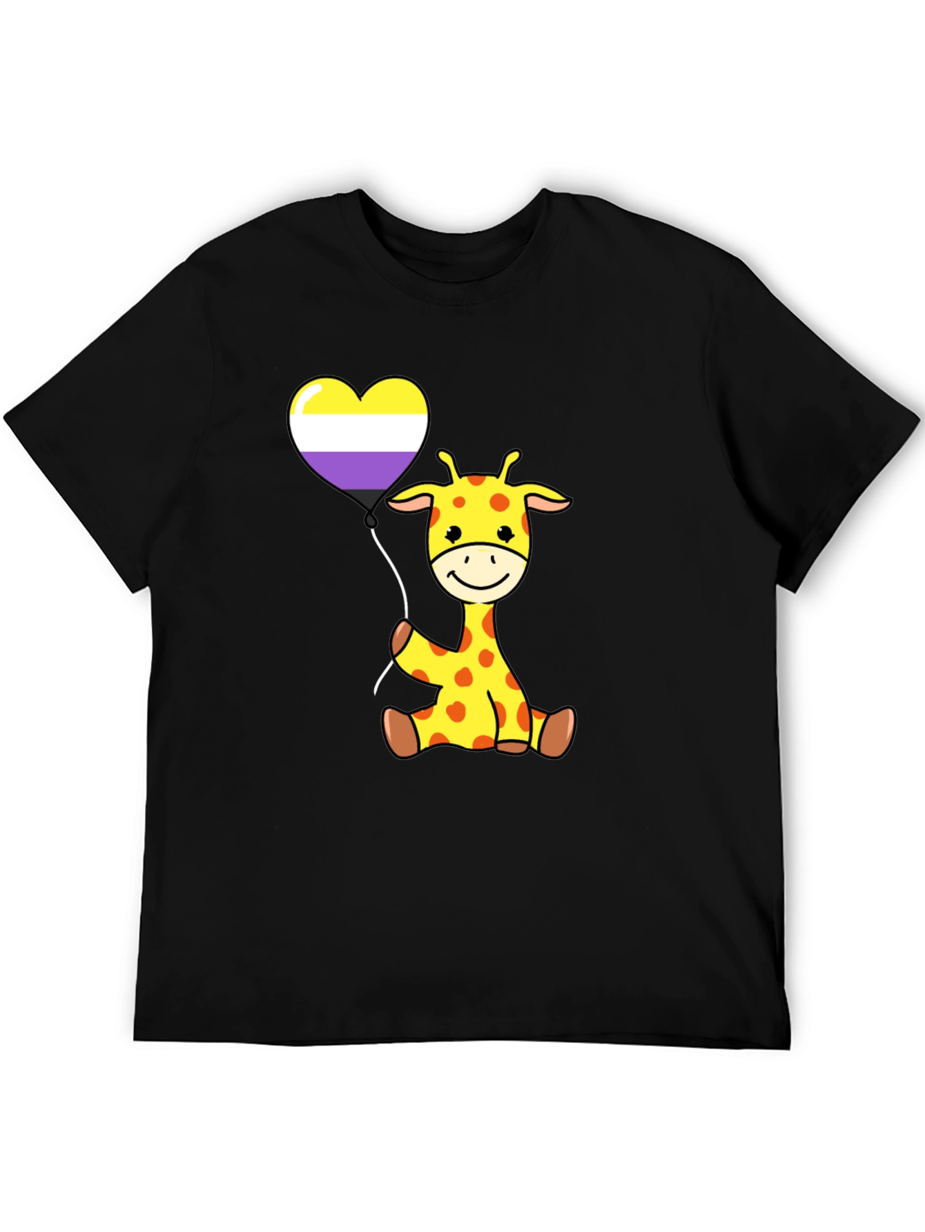 Giraffe Heart Balloon T-Shirt