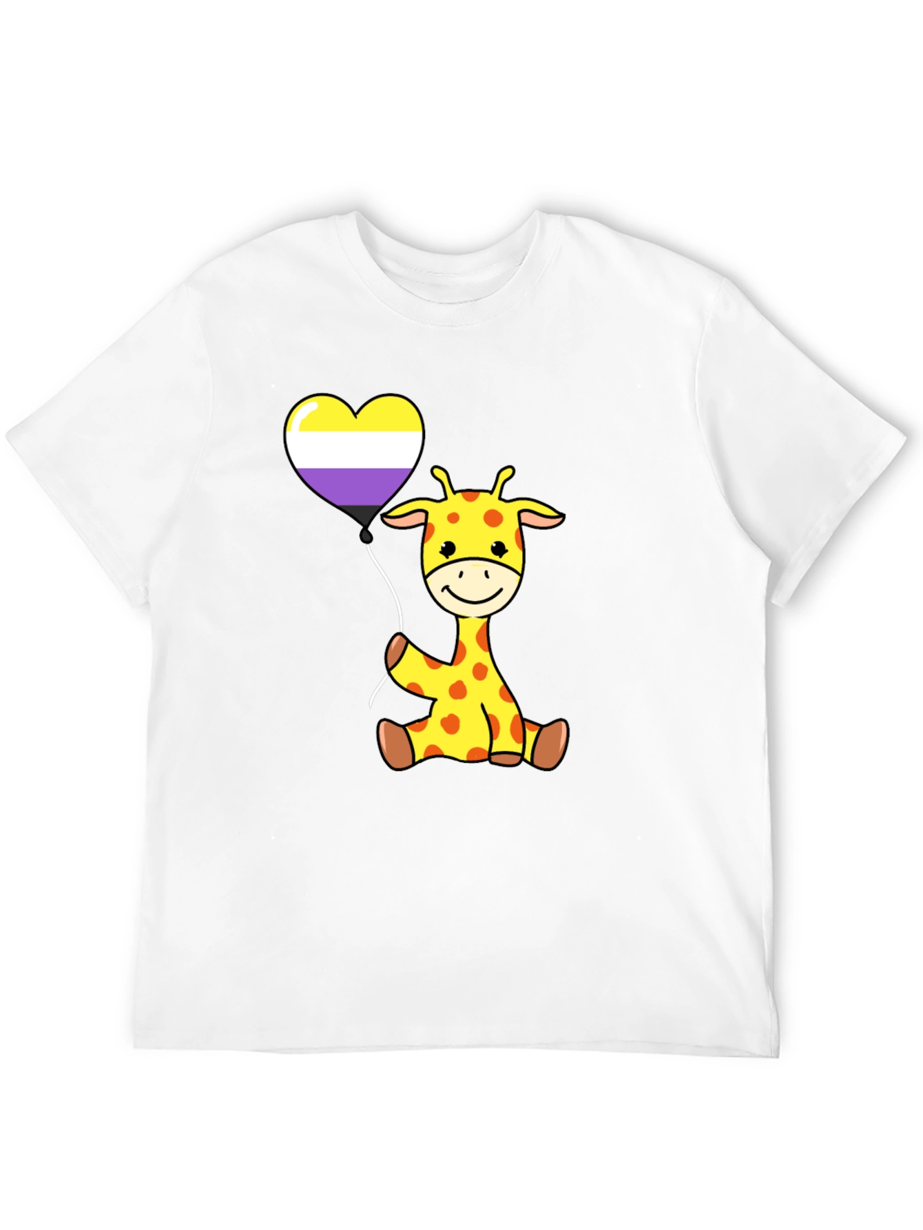 Giraffe Heart Balloon T-Shirt