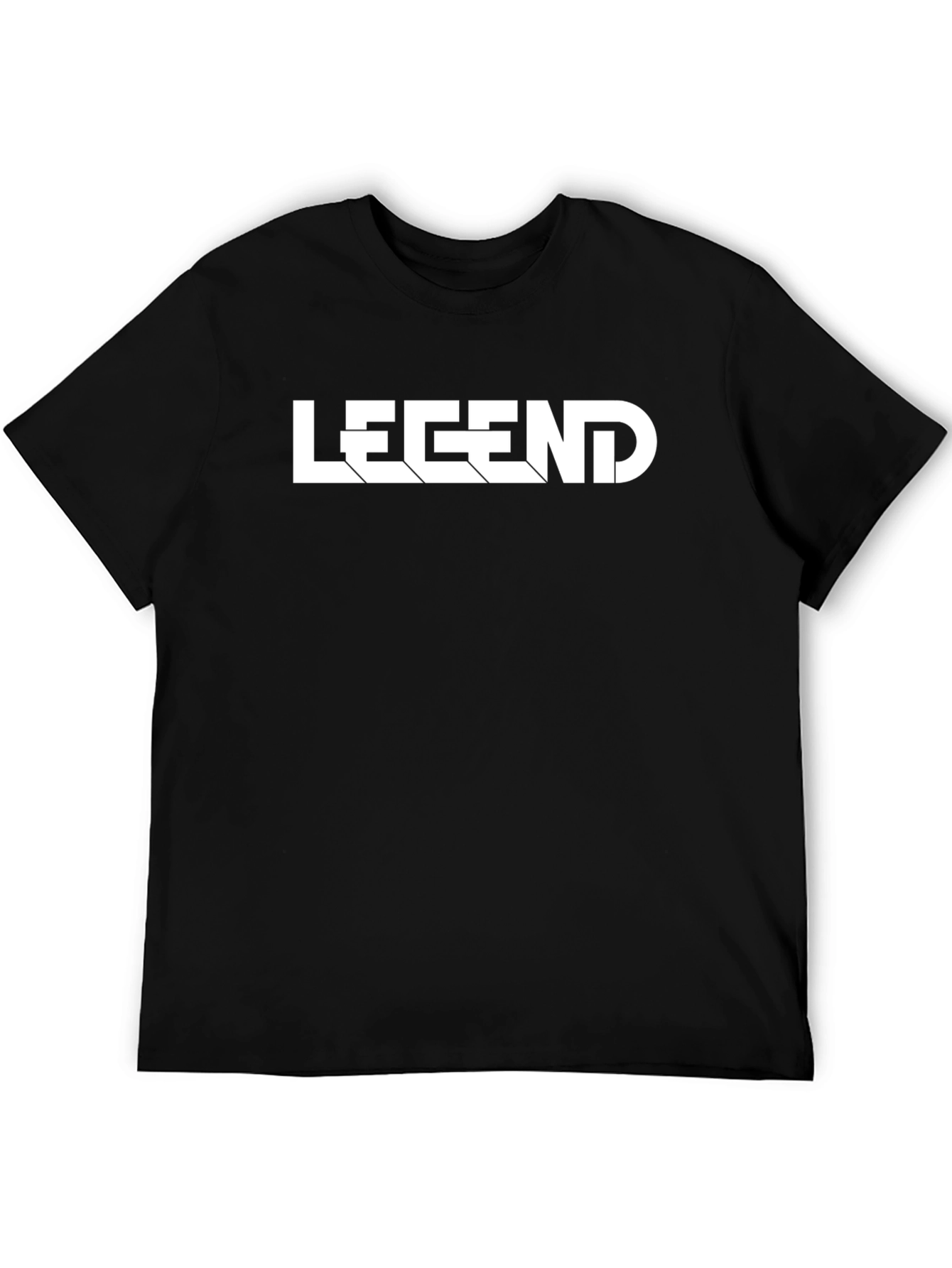 Legend Graphic Print Black T-Shirt