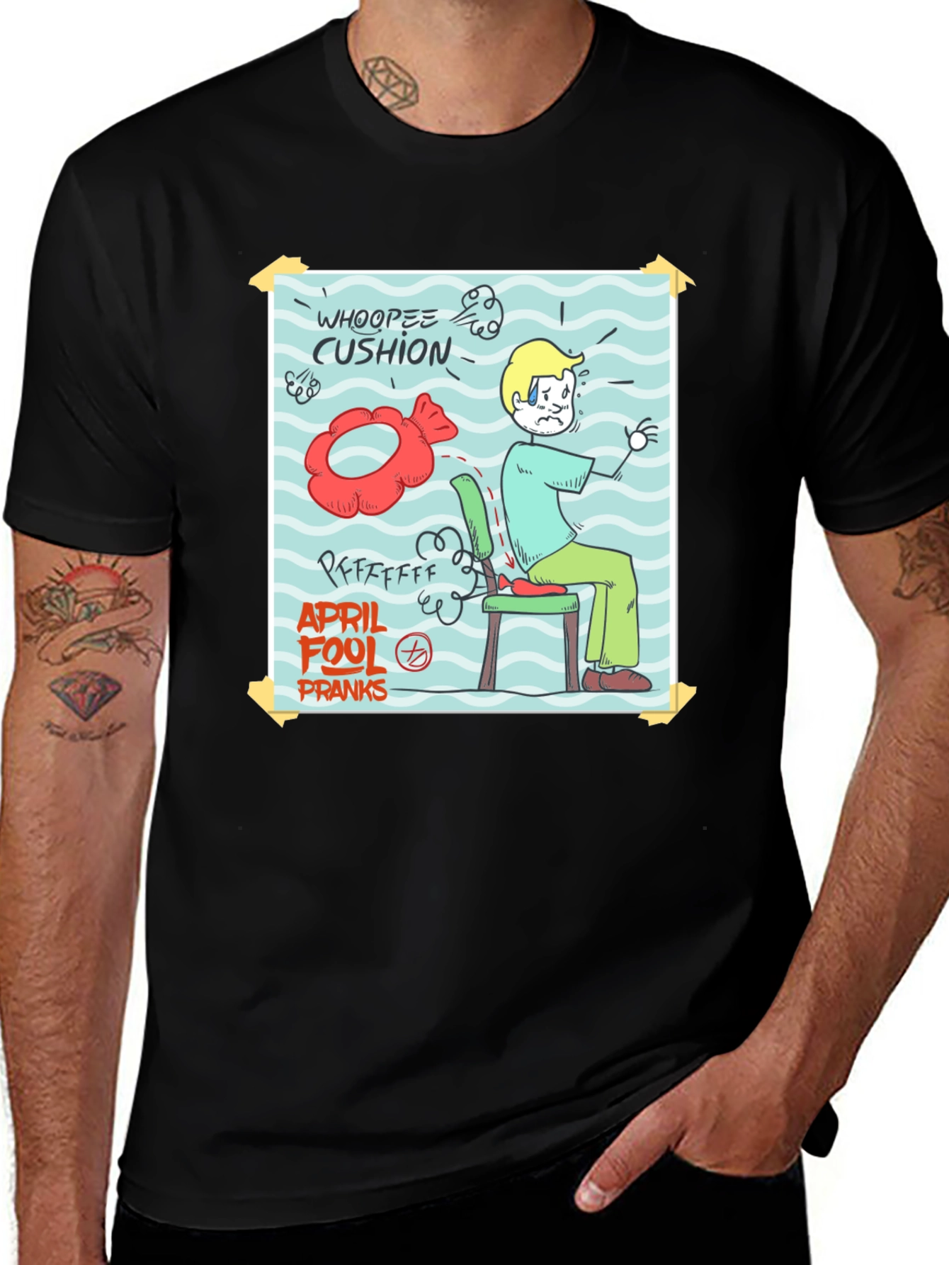 Whoopee Cushion Gag Gift T-Shirt