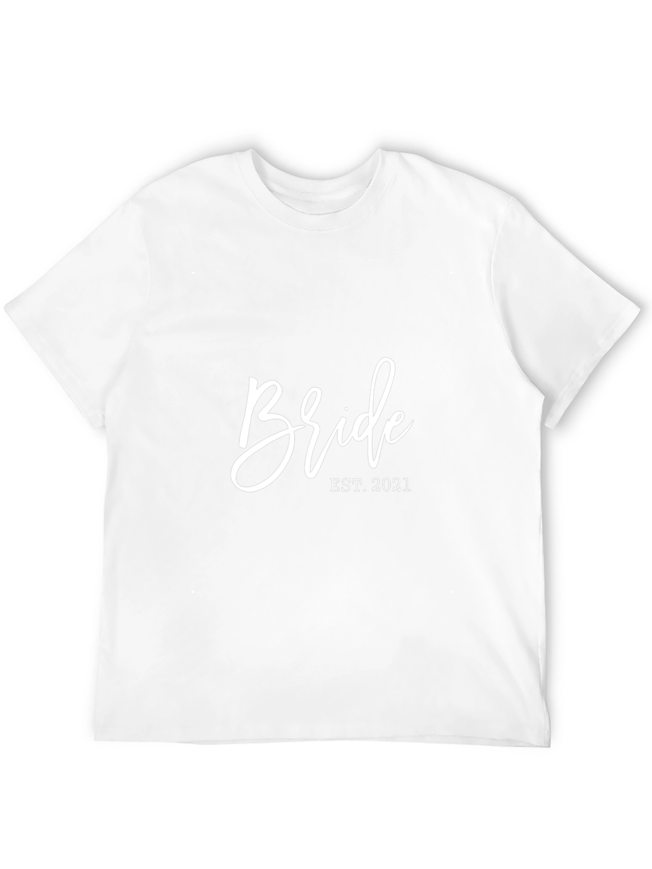 Bride Est. 2021 Black T-Shirt