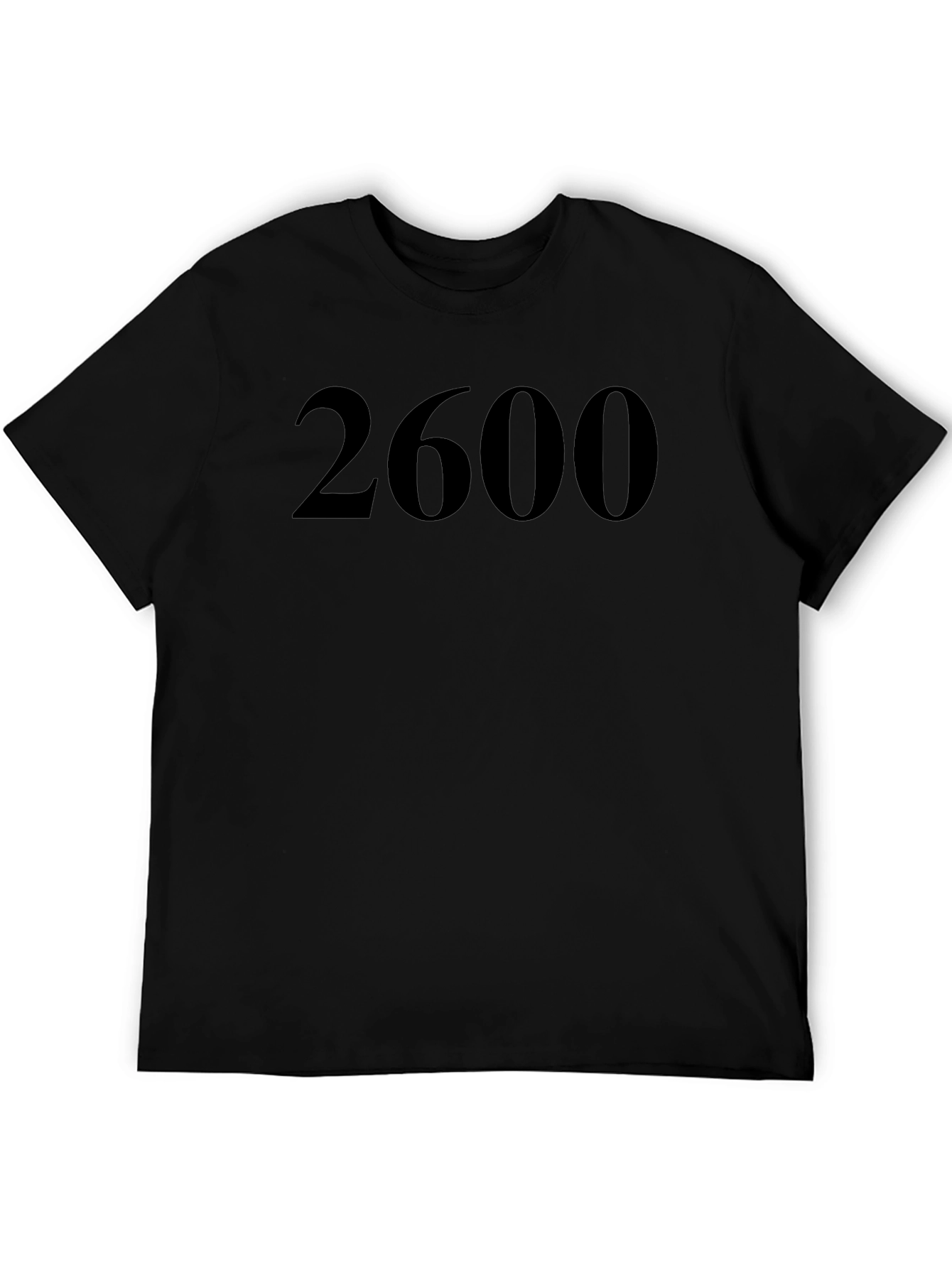 2600 Black Graphic T-Shirt
