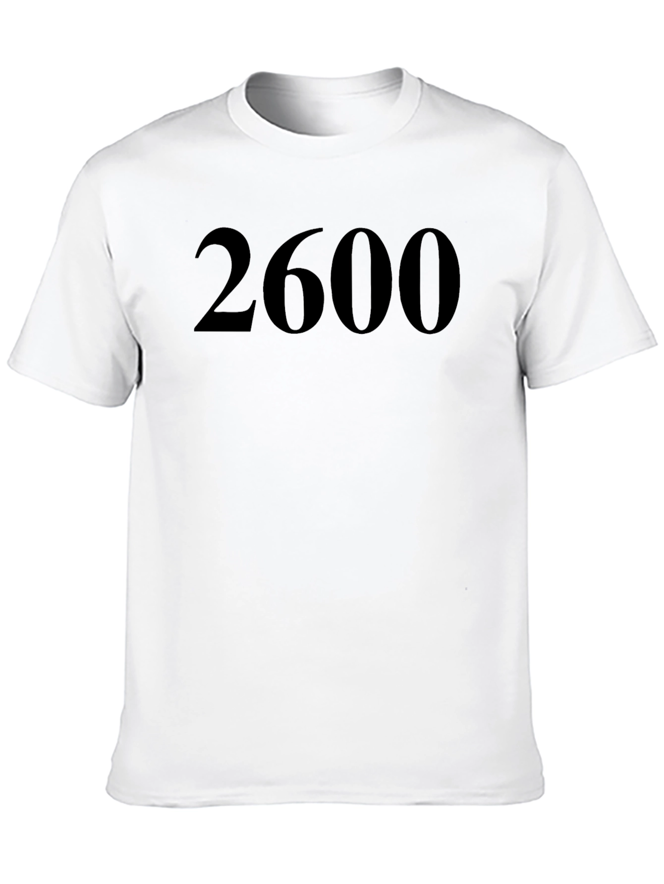 2600 Black Graphic T-Shirt