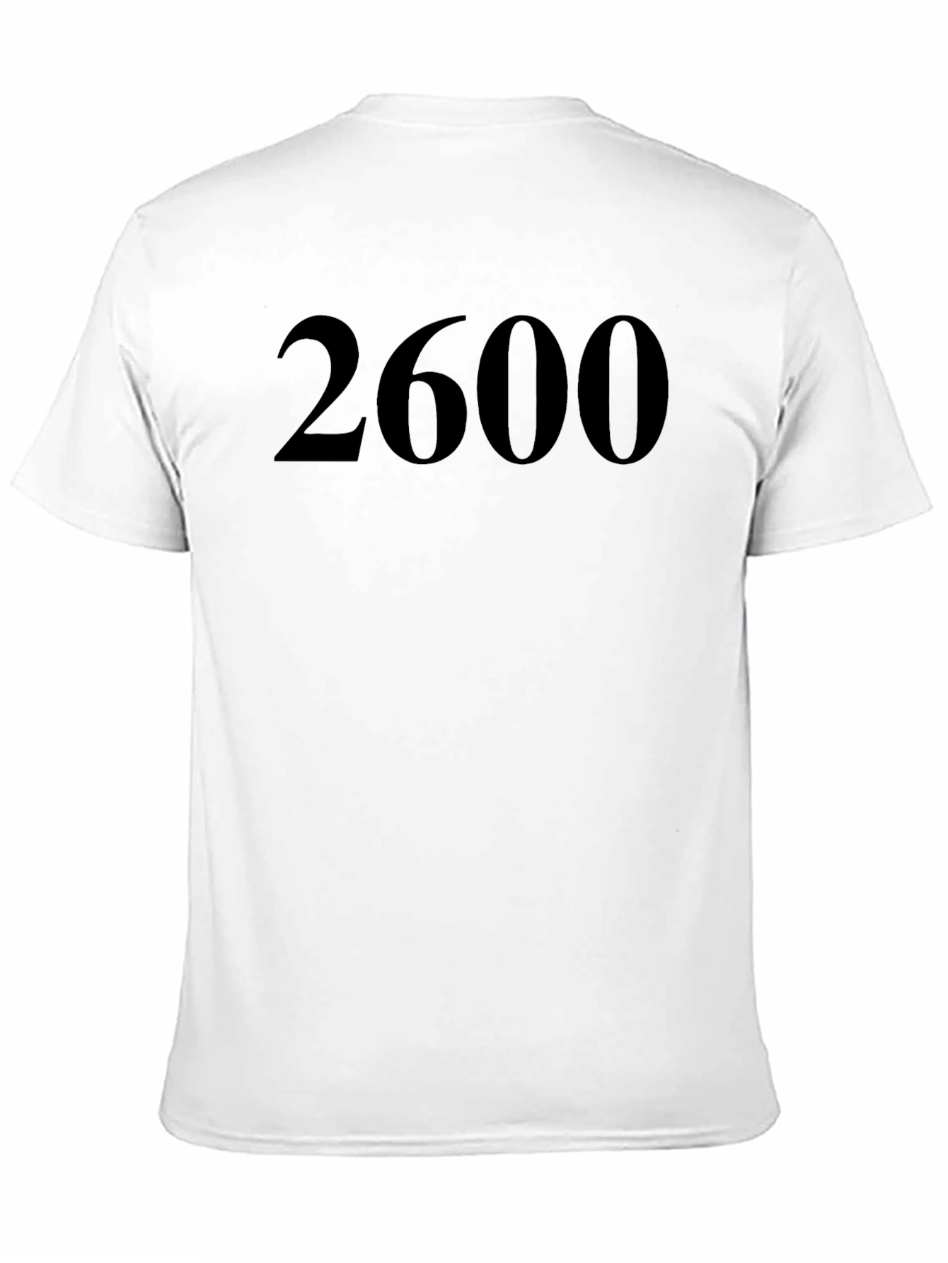 2600 Black Graphic T-Shirt