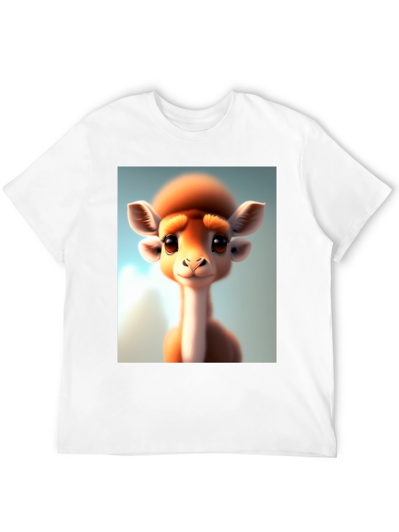 Cute Llama Graphic Tee - Black Unisex