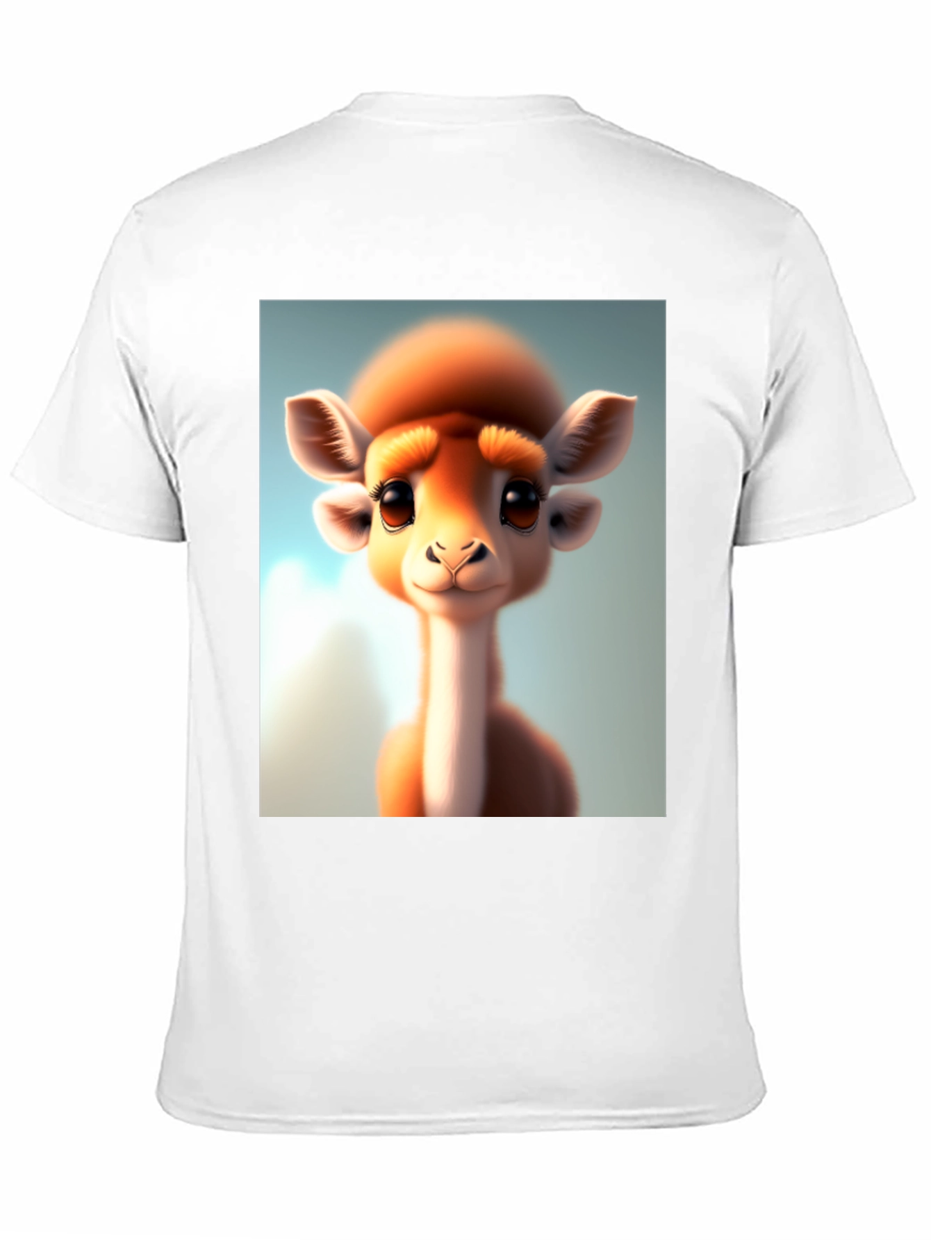Cute Llama Graphic Tee - Black Unisex