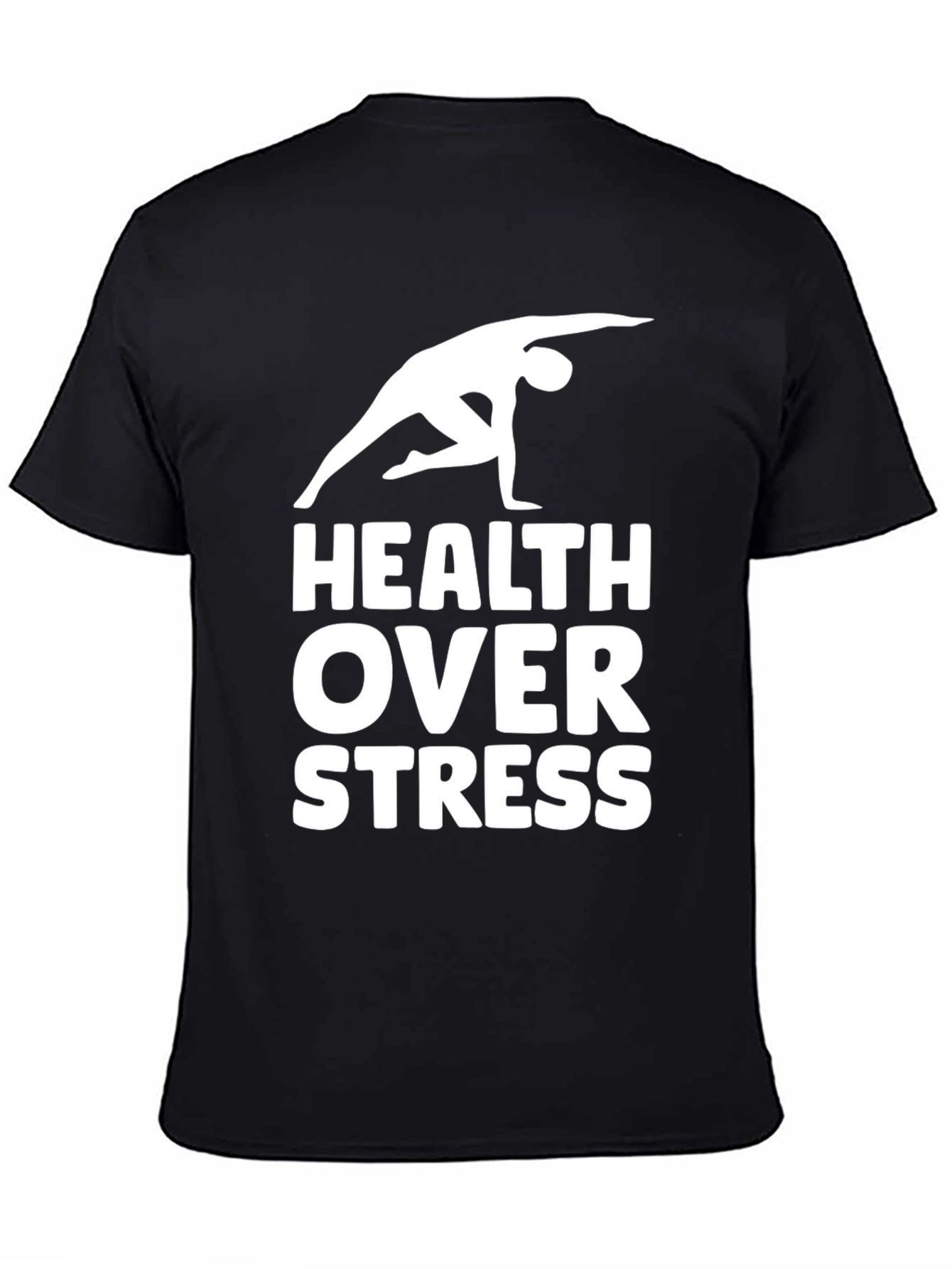 Health Over Stress Graphic Tee