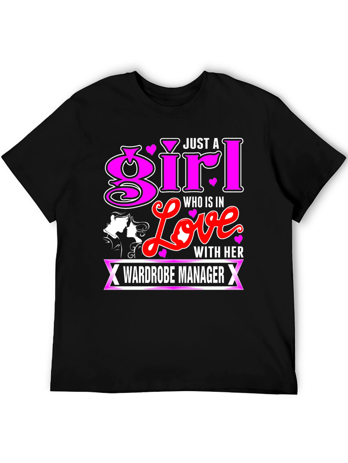 Wardrobe Manager Girl in Love Graphic T-Shirt
