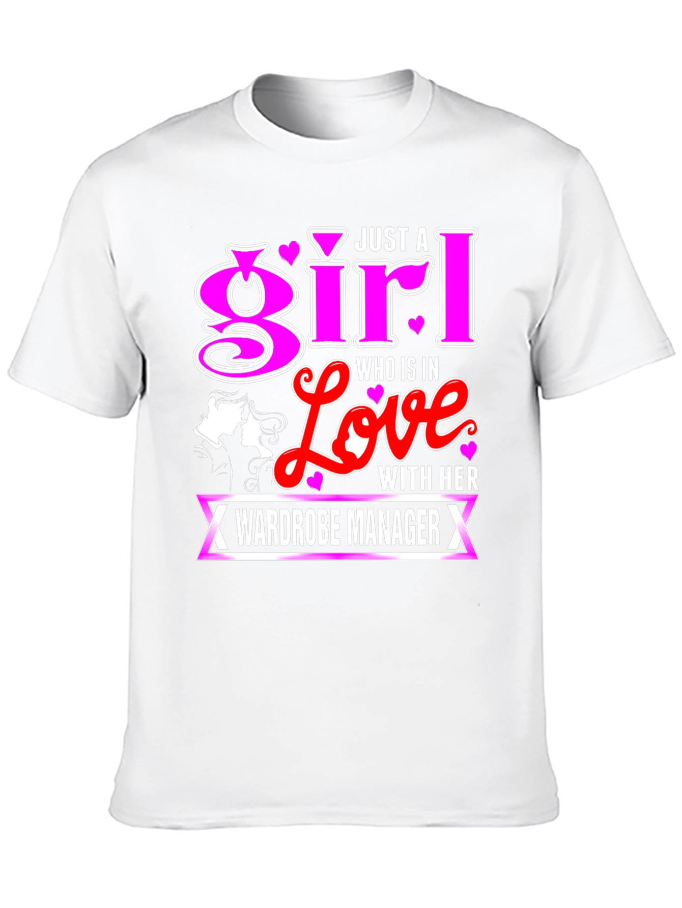 Wardrobe Manager Girl in Love Graphic T-Shirt