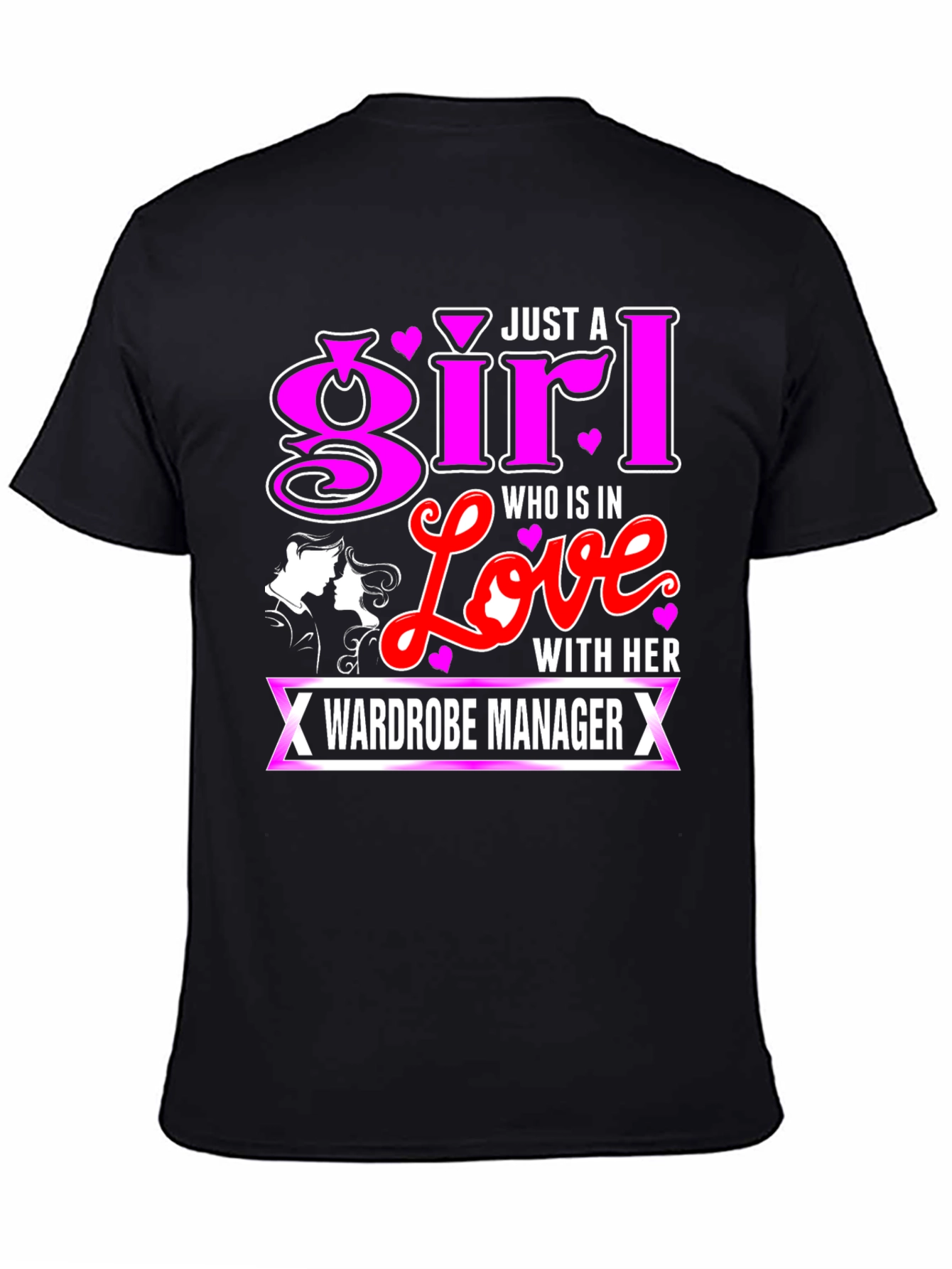 Wardrobe Manager Girl in Love Graphic T-Shirt