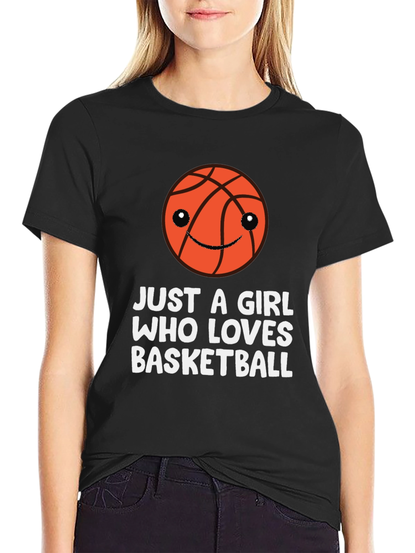 Basketball Lover T-Shirt - Just a Girl