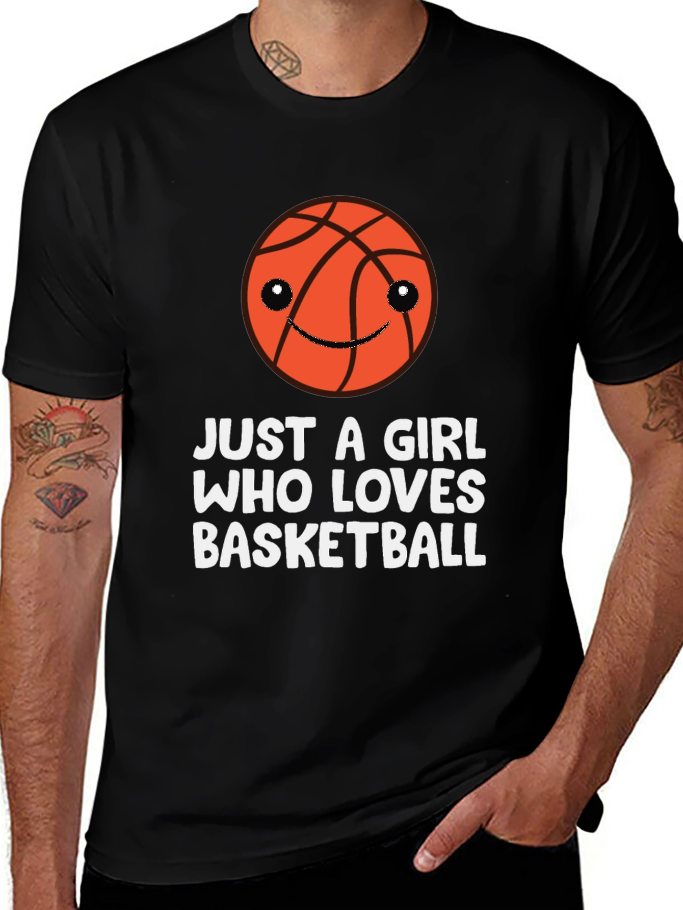 Basketball Lover T-Shirt - Just a Girl