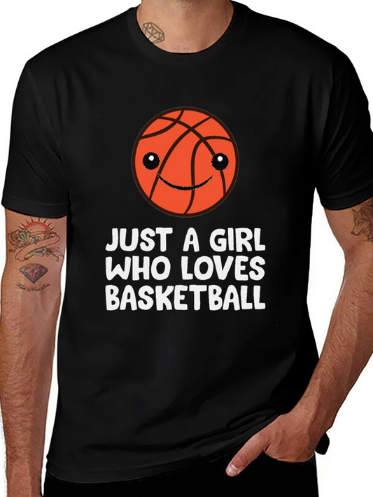 Basketball Lover T-Shirt - Just a Girl