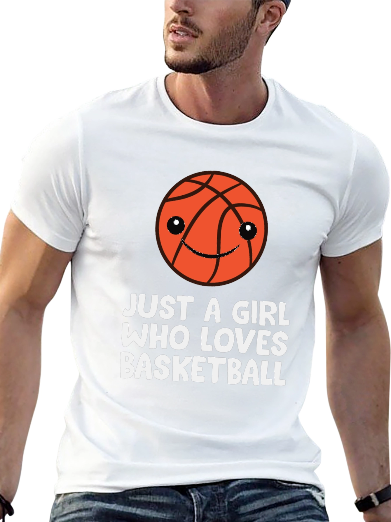 Basketball Lover T-Shirt - Just a Girl