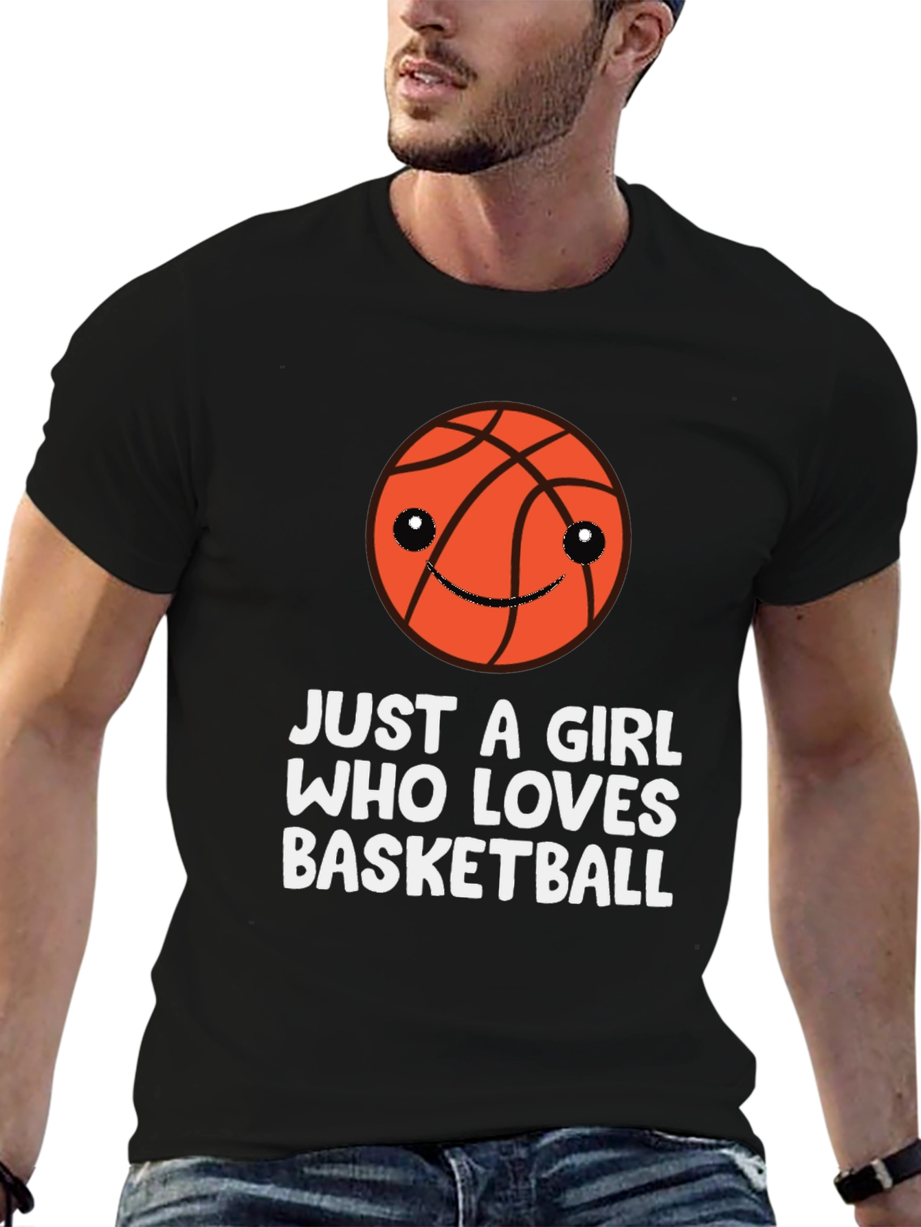 Basketball Lover T-Shirt - Just a Girl