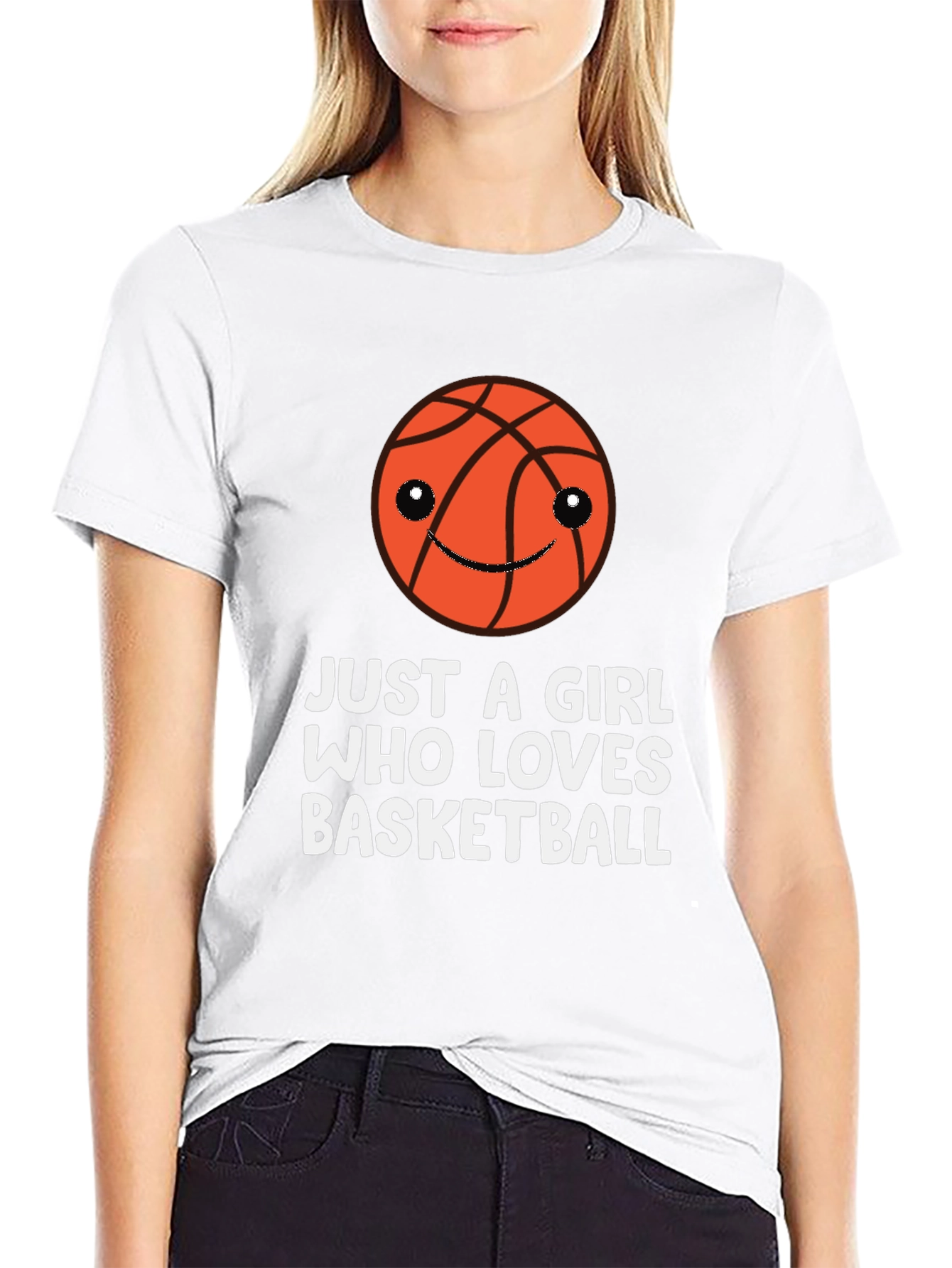 Basketball Lover T-Shirt - Just a Girl