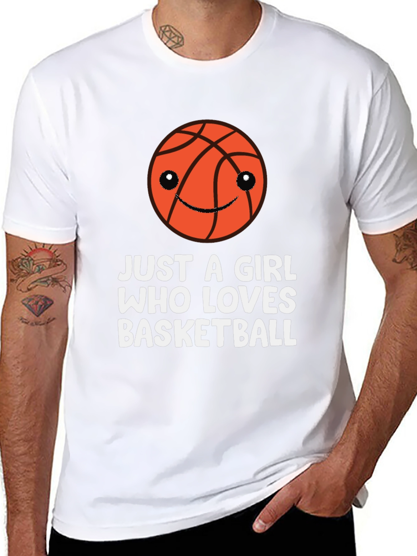 Basketball Lover T-Shirt - Just a Girl
