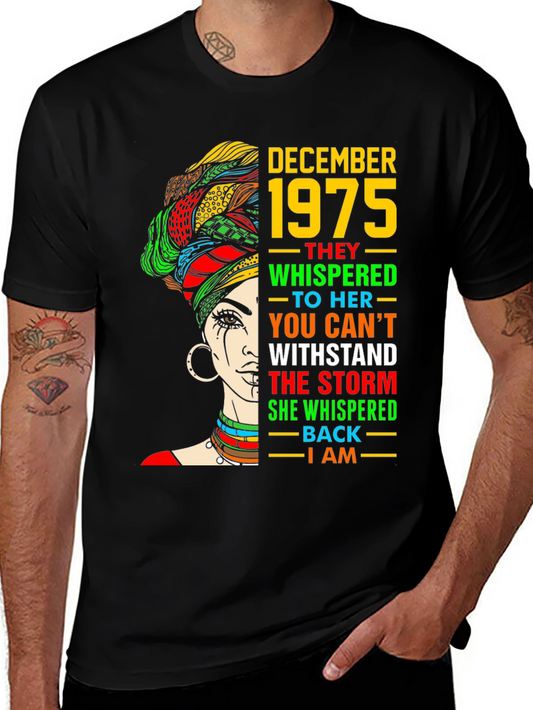 December 1975 Black Woman T-Shirt