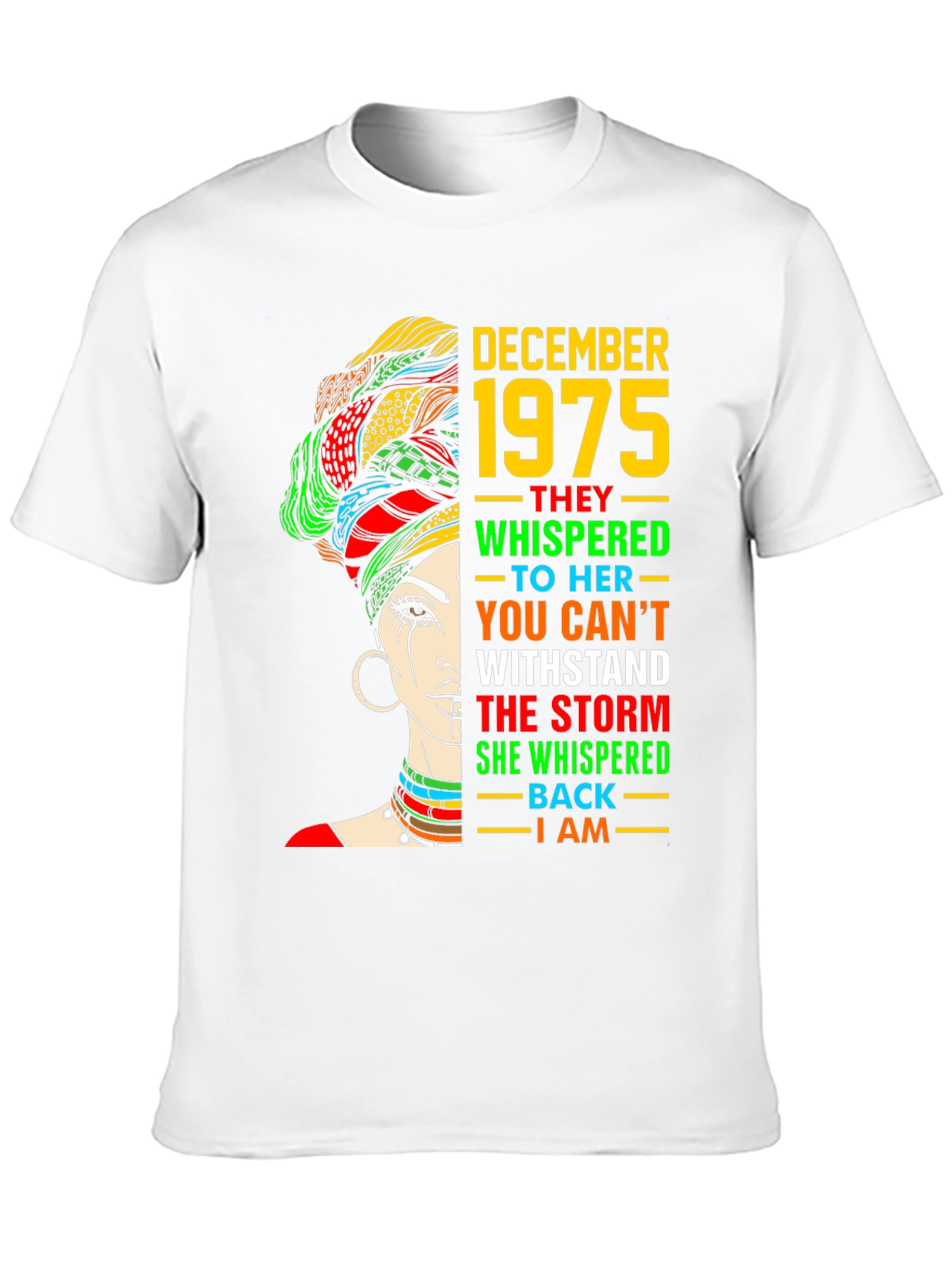 December 1975 Black Woman T-Shirt