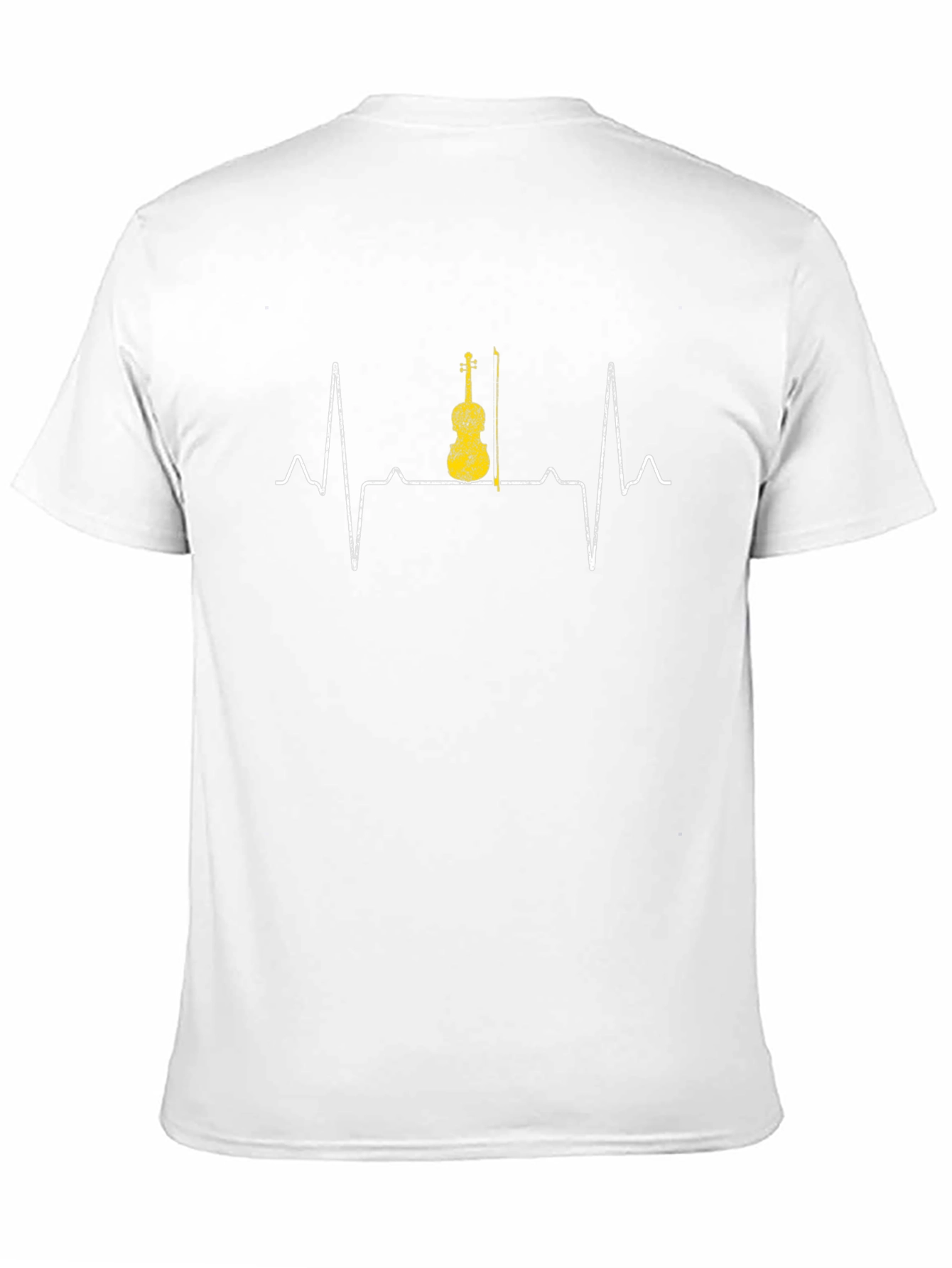 Violin Heartbeat T-Shirt - Music Lover Tee