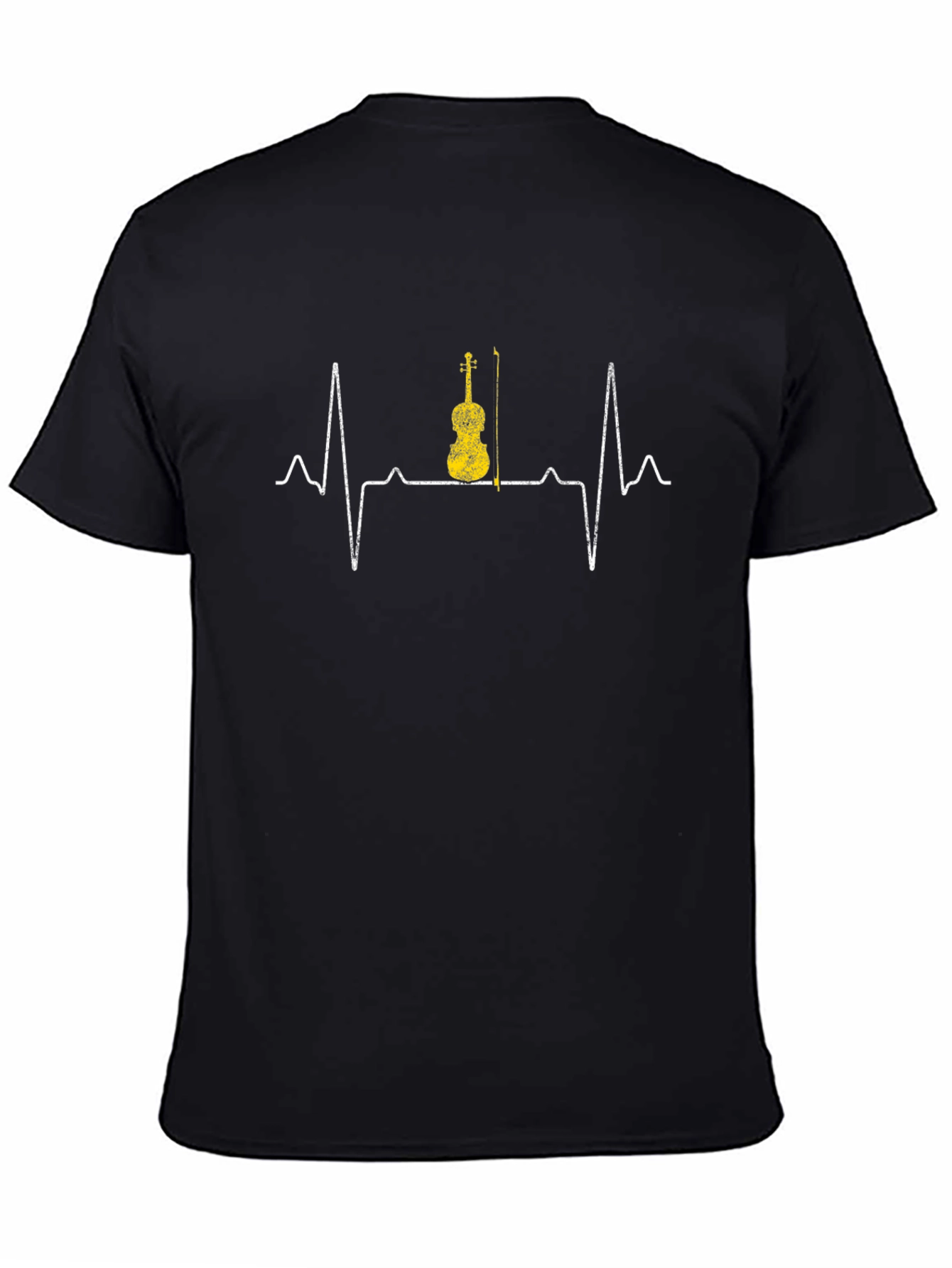 Violin Heartbeat T-Shirt - Music Lover Tee
