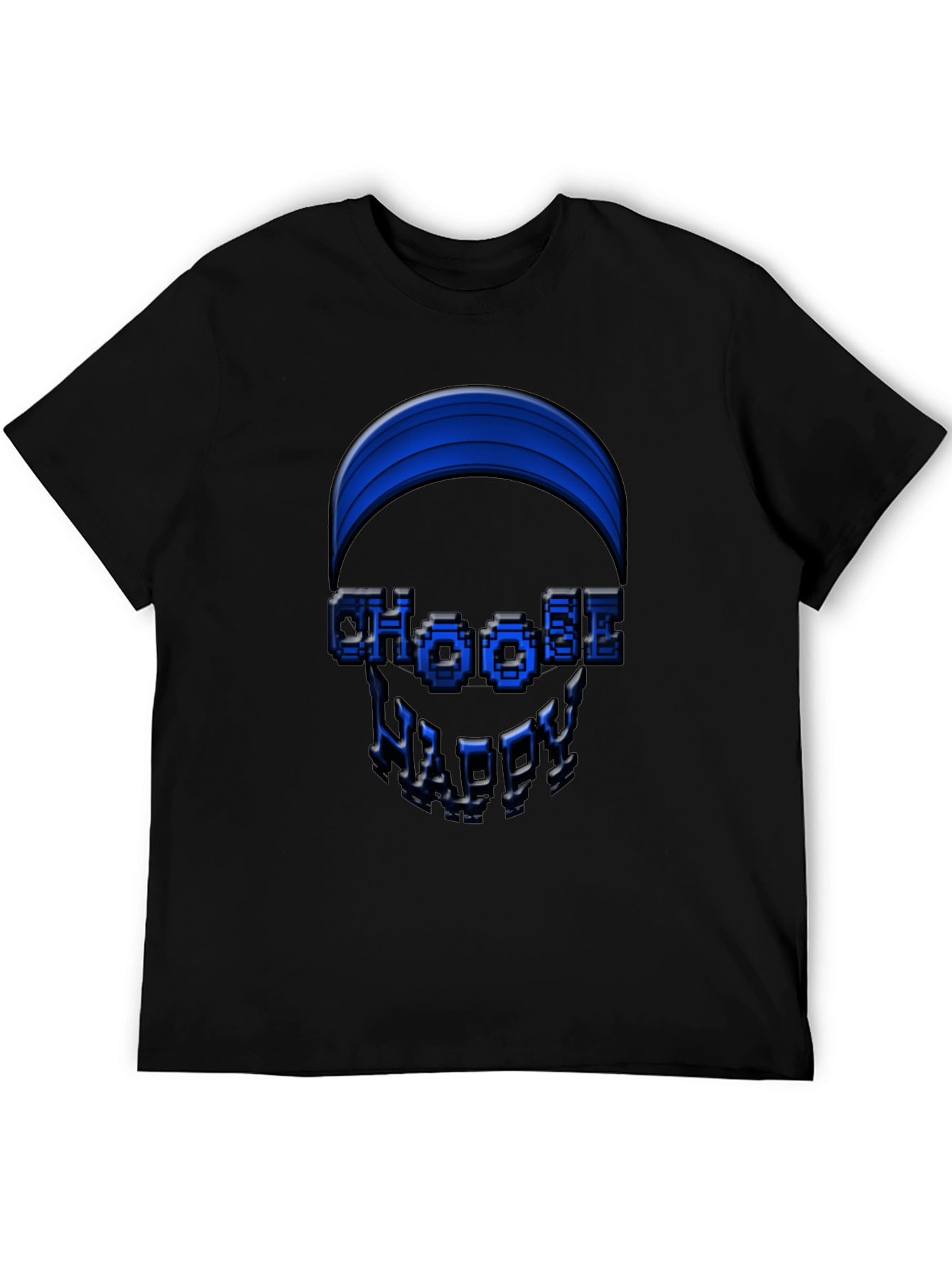 Choose Happy Graphic Tee - Black