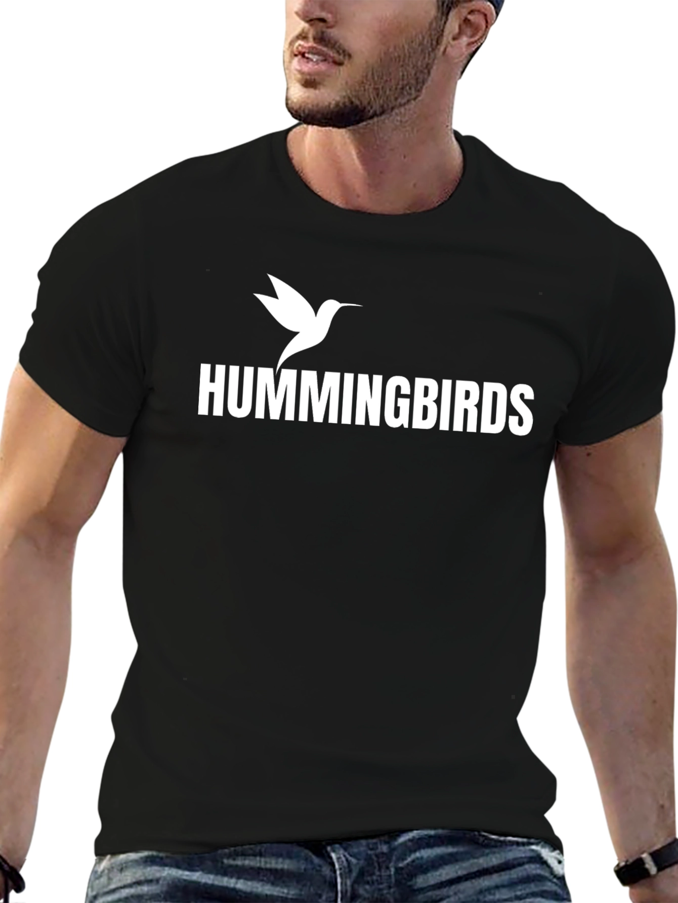 Hummingbird Graphic Tee - Soft Cotton Casual Shirt