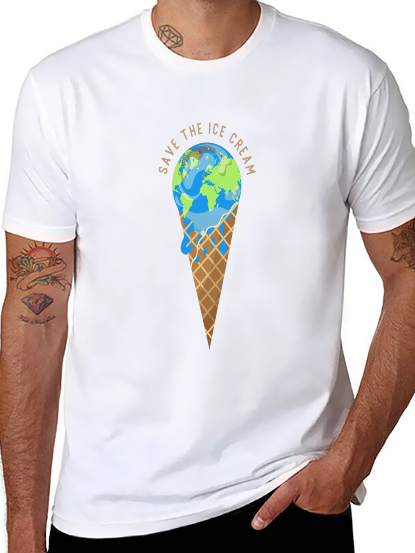 Save the Ice Cream Earth T-Shirt