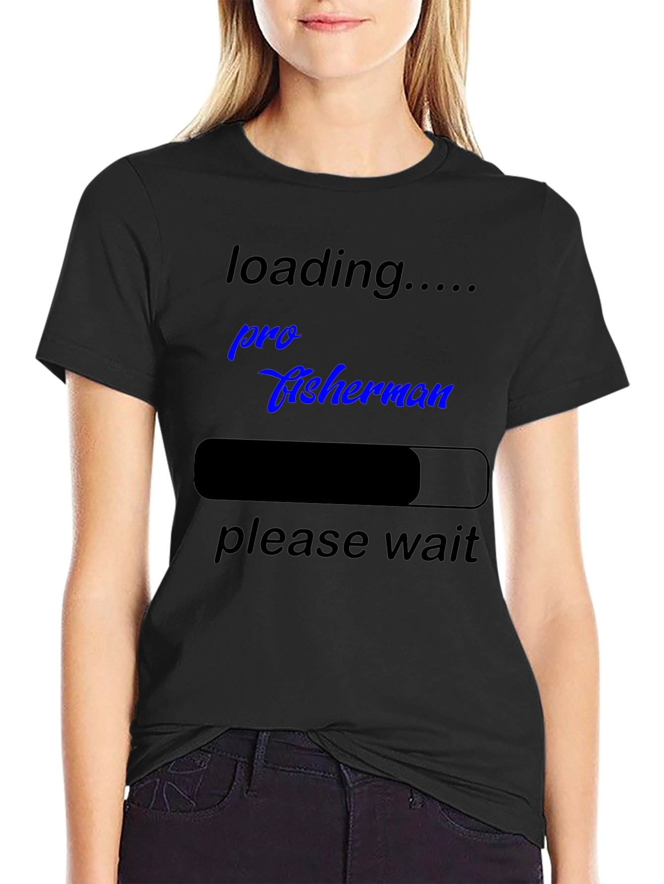Loading Pro Fisherman Black T-Shirt