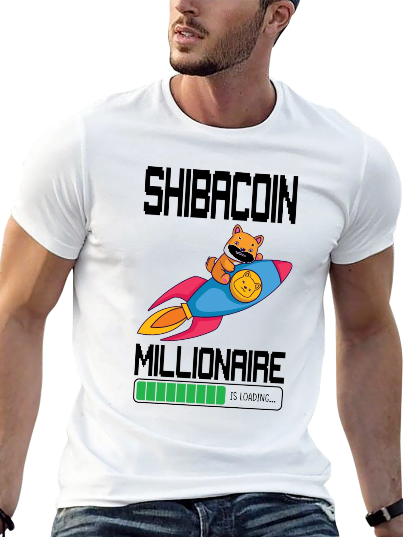 Shibacoin Millionaire Loading T-Shirt