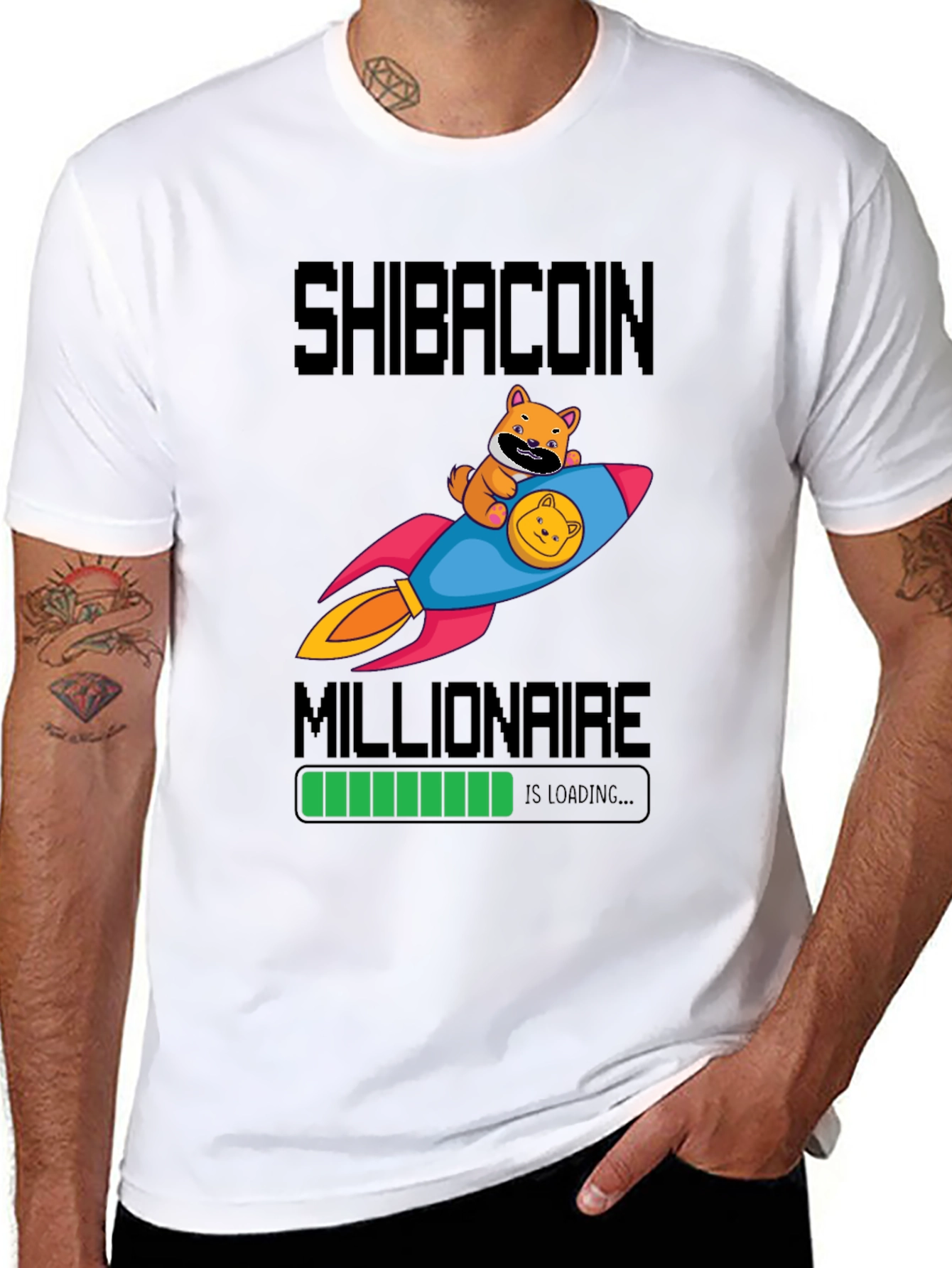 Shibacoin Millionaire Loading T-Shirt