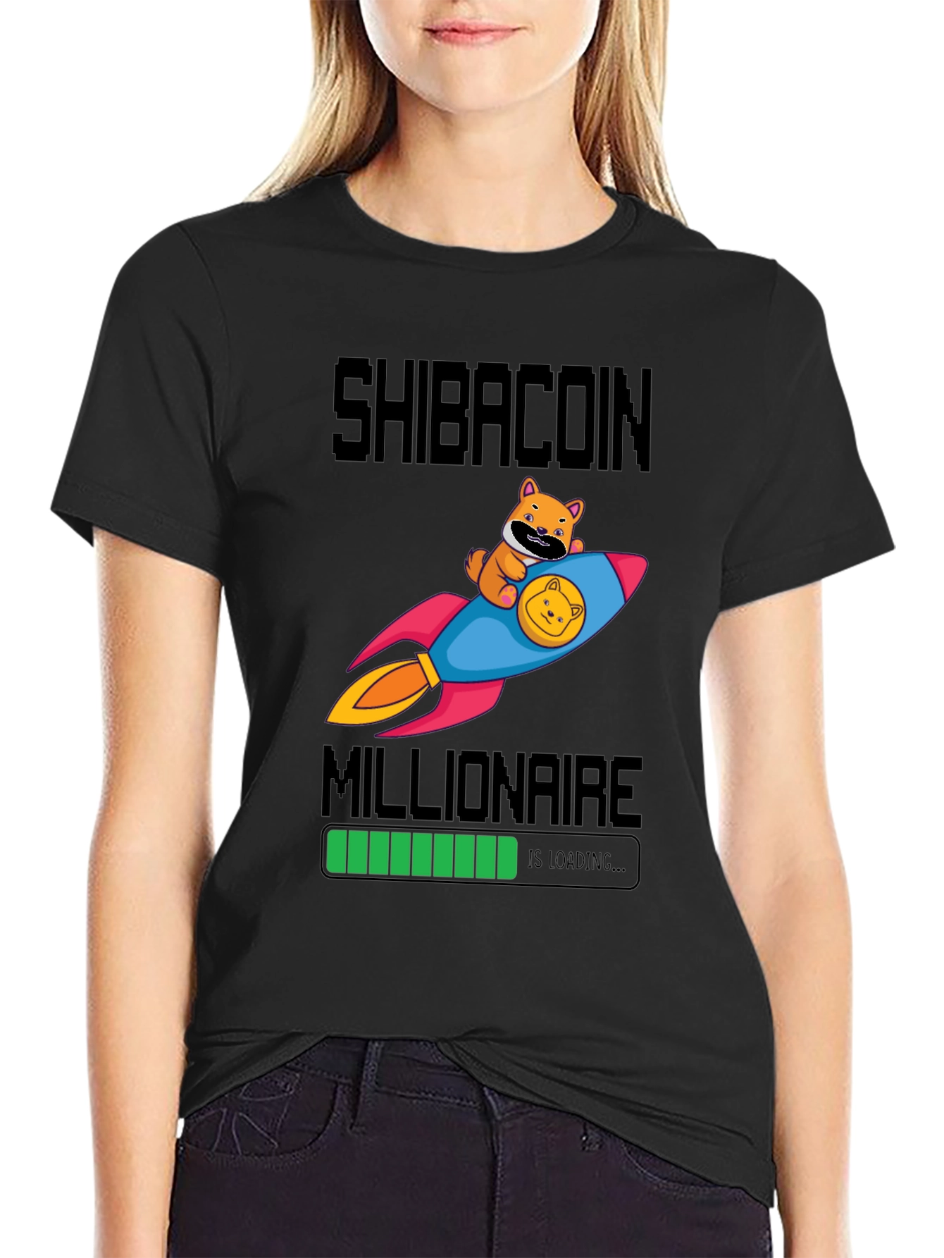 Shibacoin Millionaire Loading T-Shirt