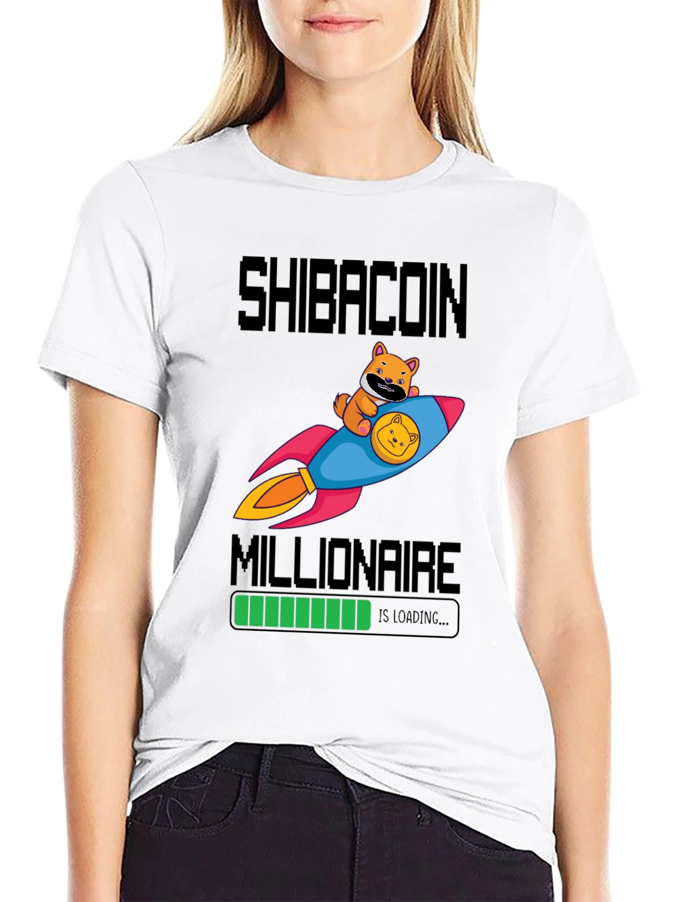Shibacoin Millionaire Loading T-Shirt