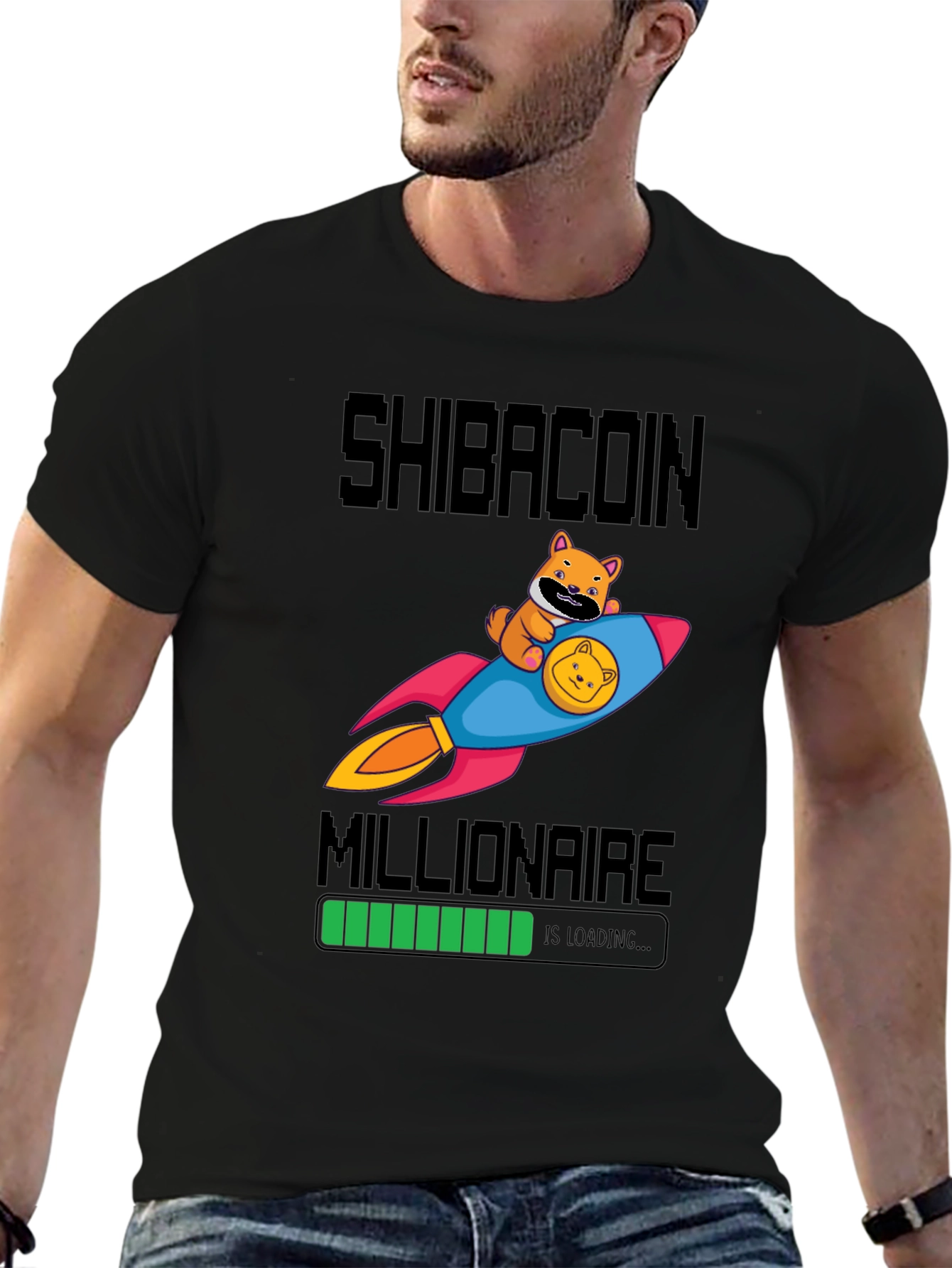 Shibacoin Millionaire Loading T-Shirt