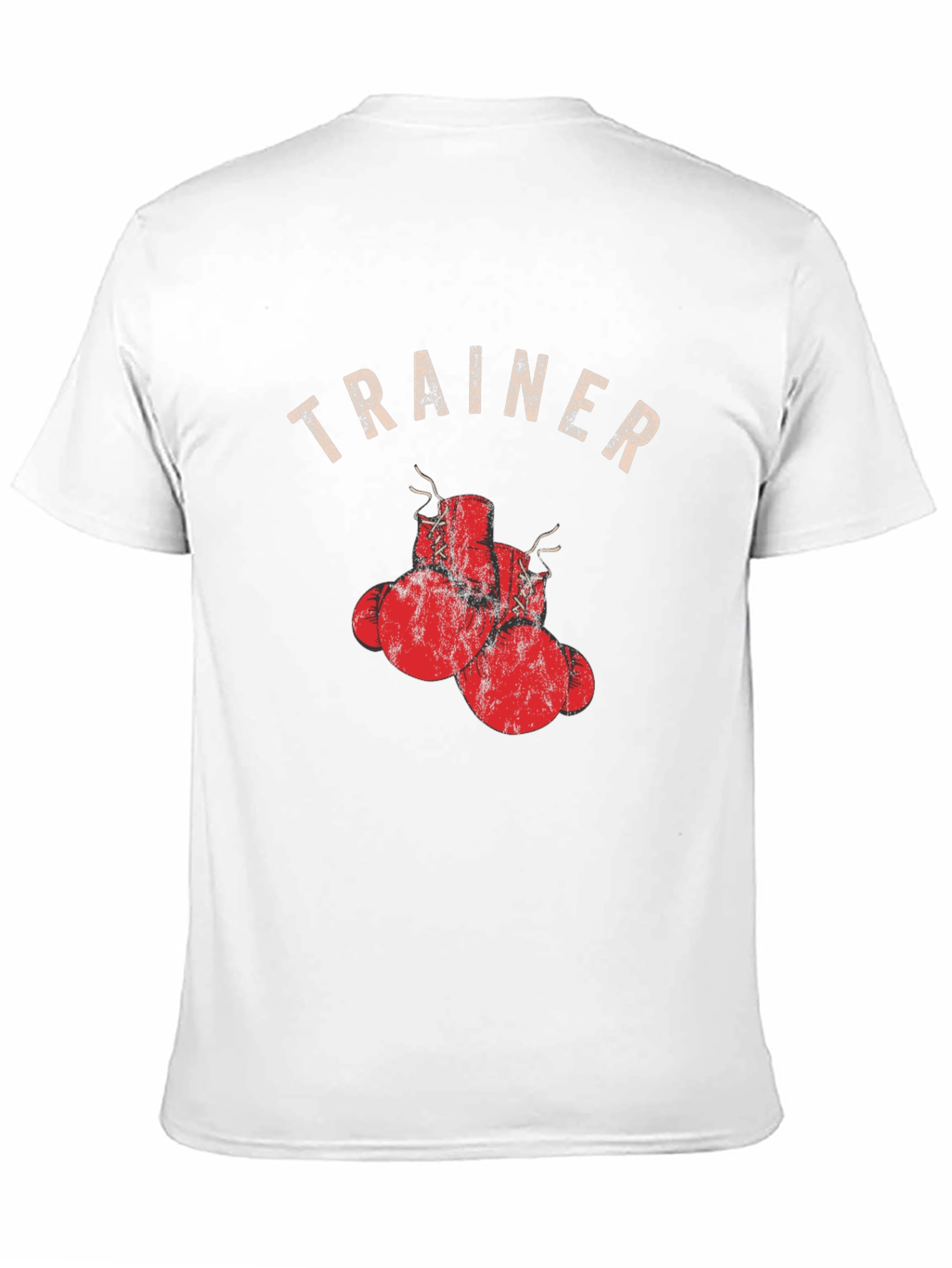 Trainer Boxing Gloves Graphic Tee - Black
