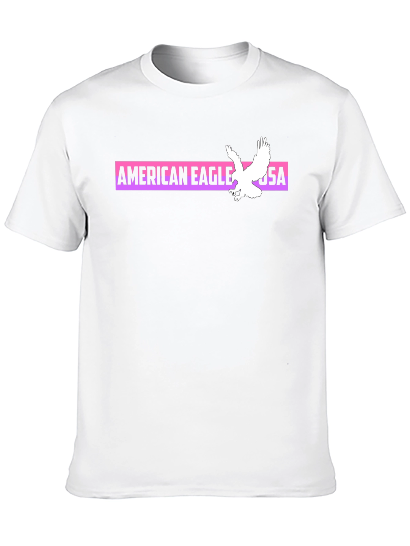 American Eagle Graphic Print Black T-Shirt