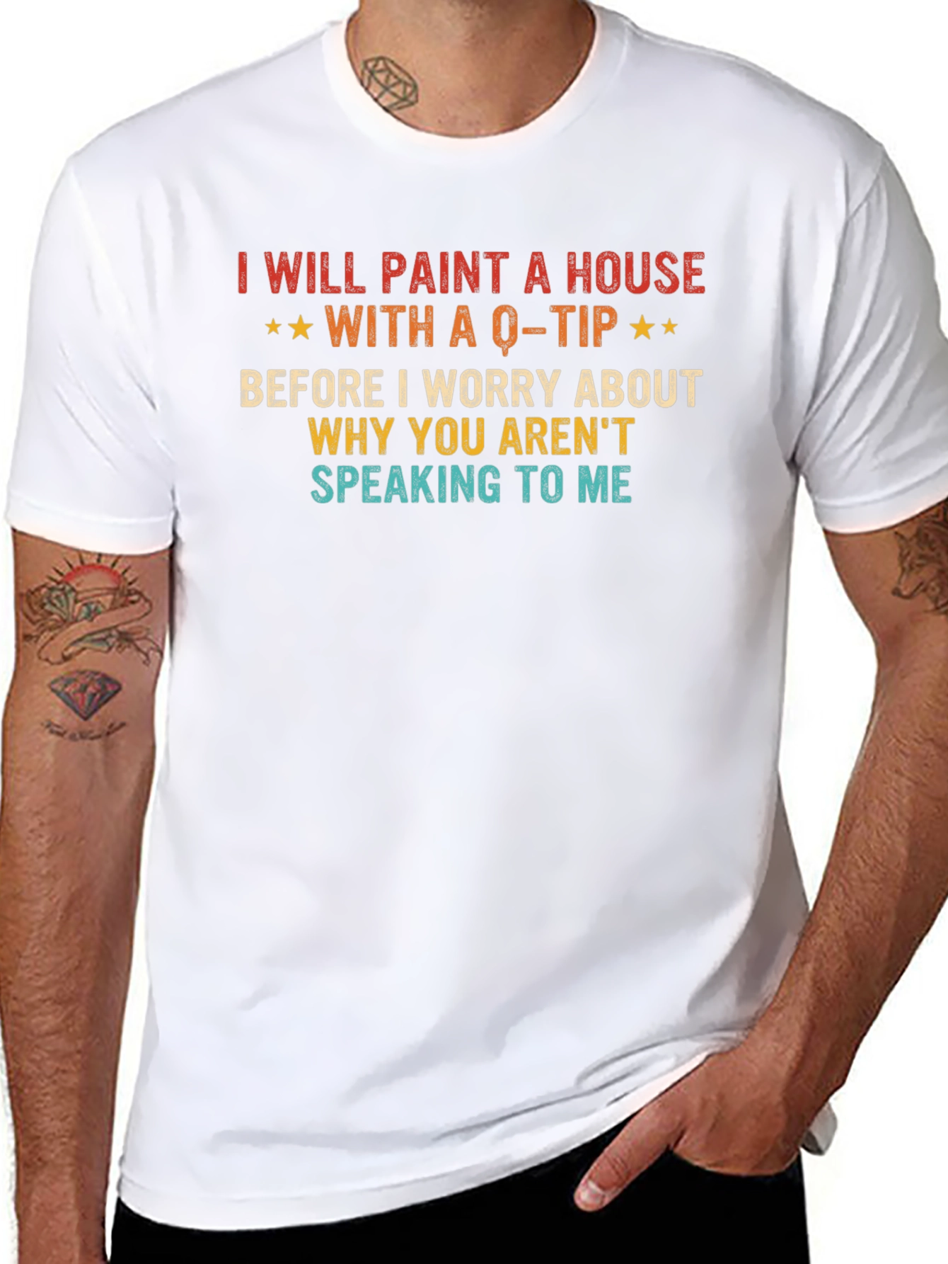 Paint a House Q-Tip Graphic Tee