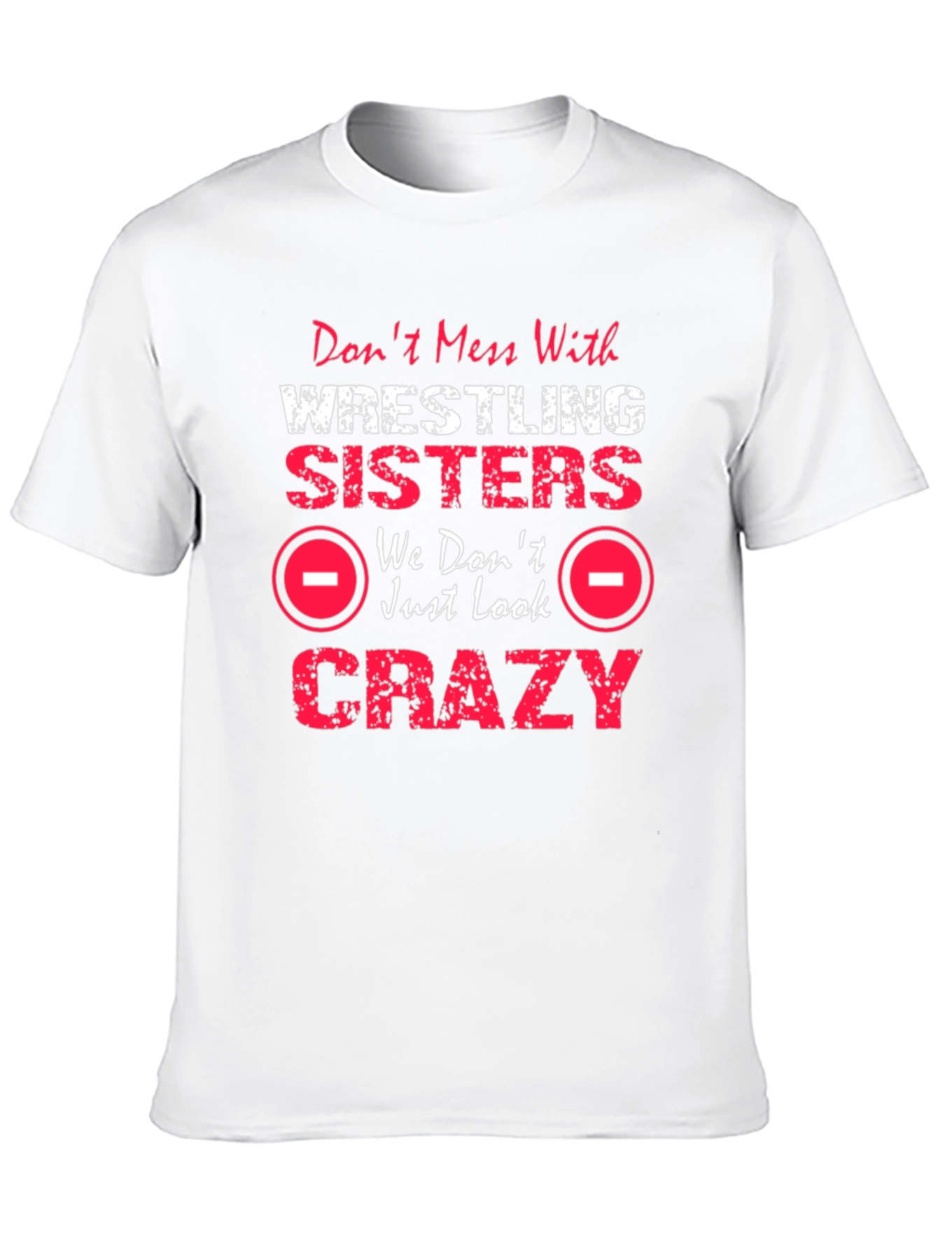 Wrestling Sisters Crazy Graphic T-Shirt