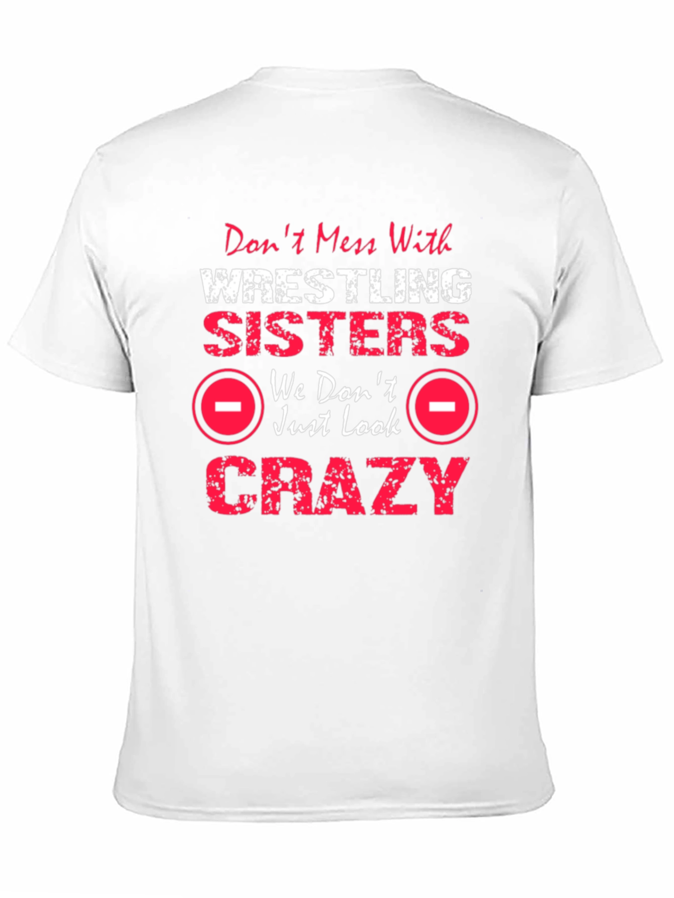 Wrestling Sisters Crazy Graphic T-Shirt