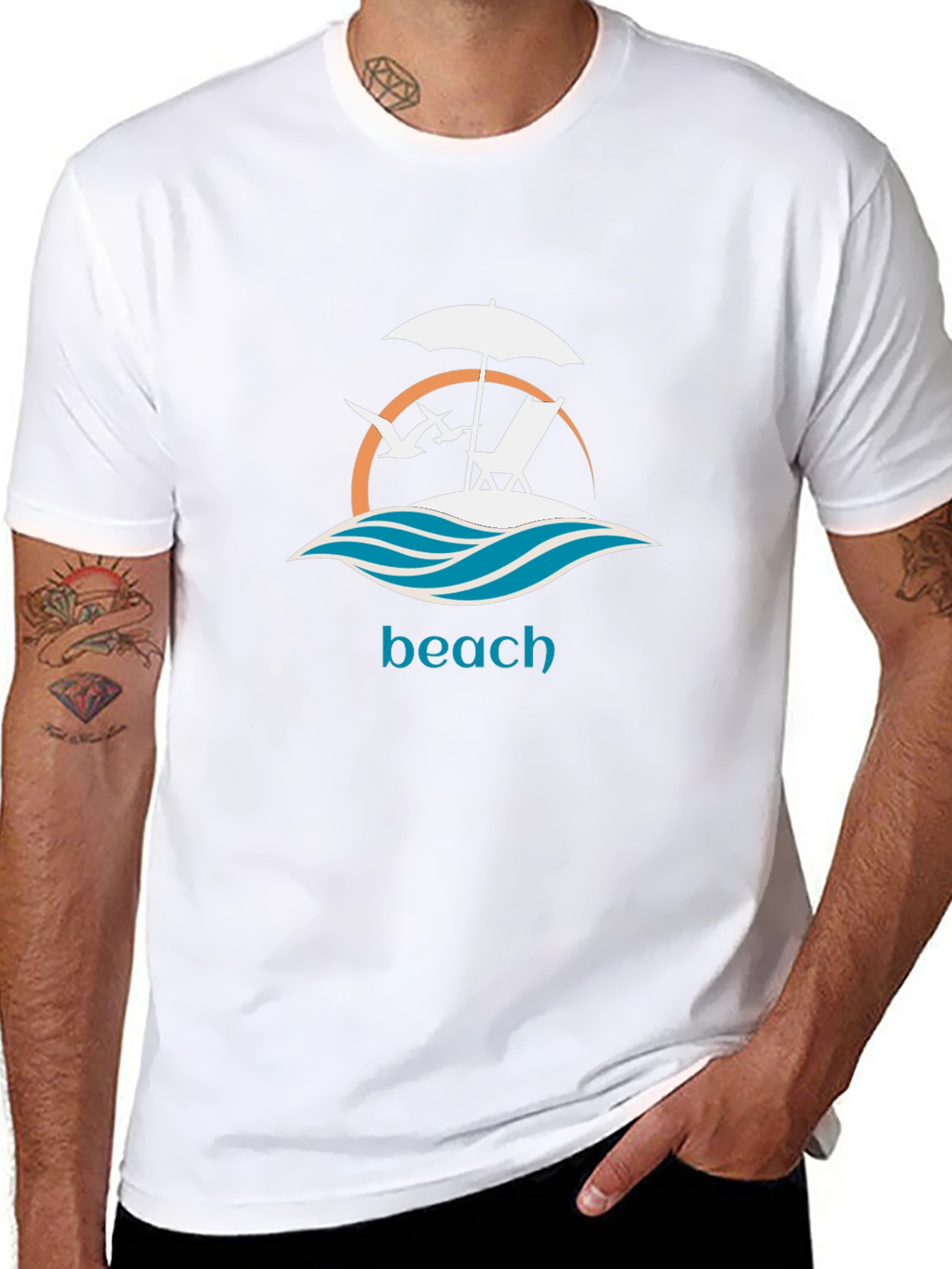 Beach Vibes Graphic Tee - Relax in Style