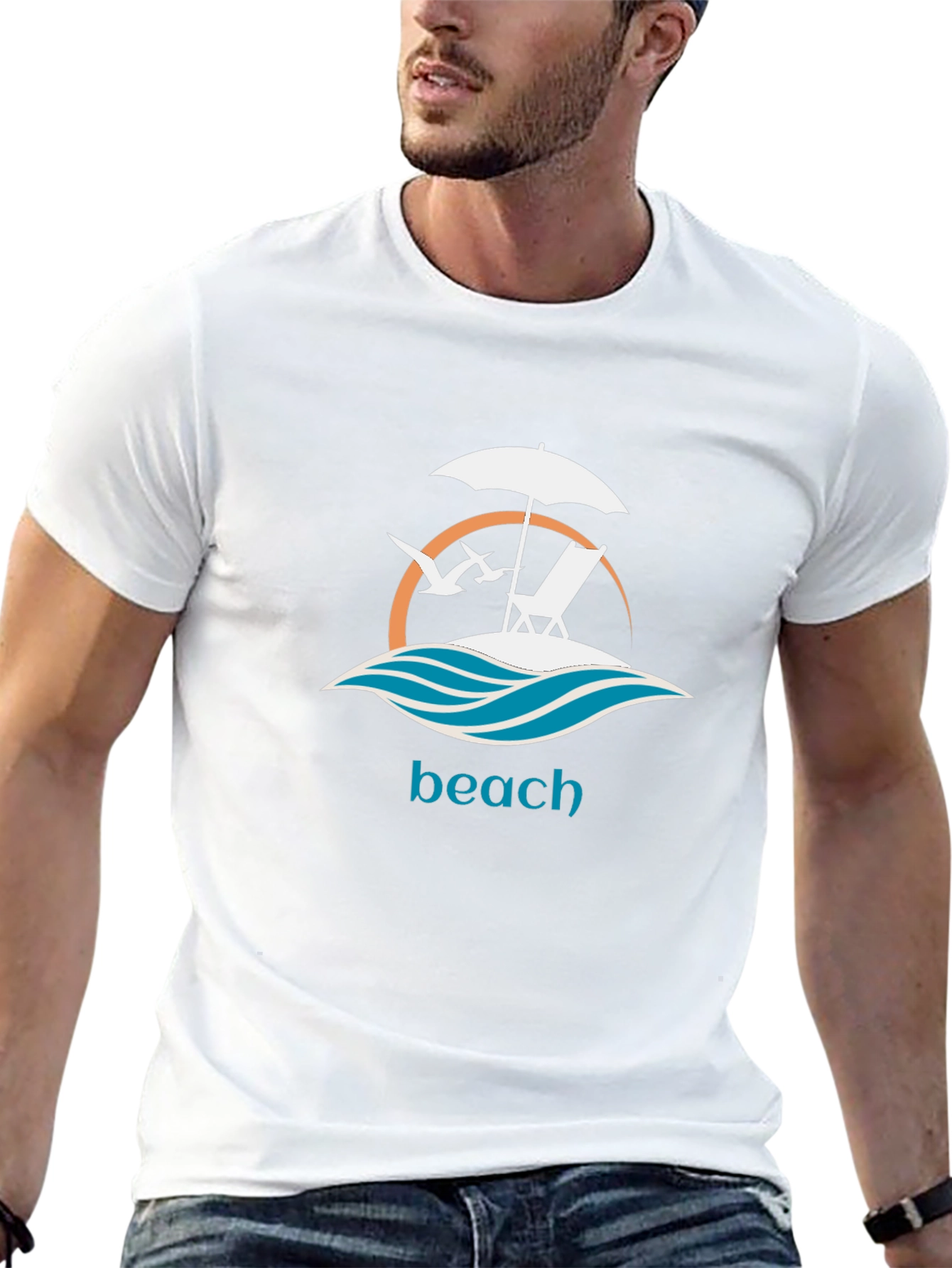 Beach Vibes Graphic Tee - Relax in Style