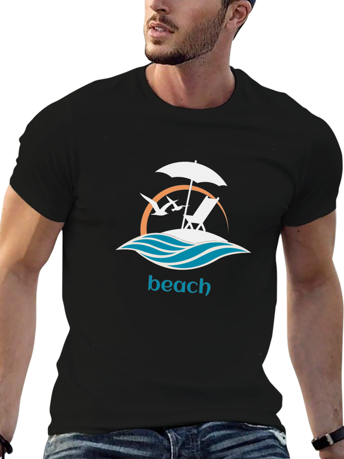 Beach Vibes Graphic Tee - Relax in Style